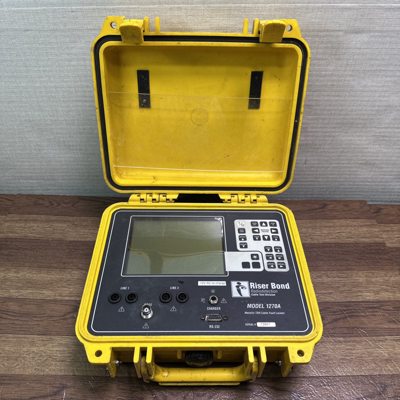 Riser Bond Model 1270A Metallic TDR Cable Fault Locator / READ