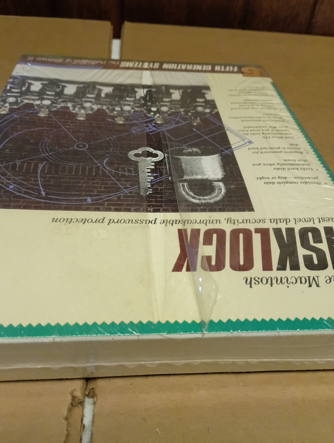 Vintage Disklock Password Protection Software Macintosh 1991