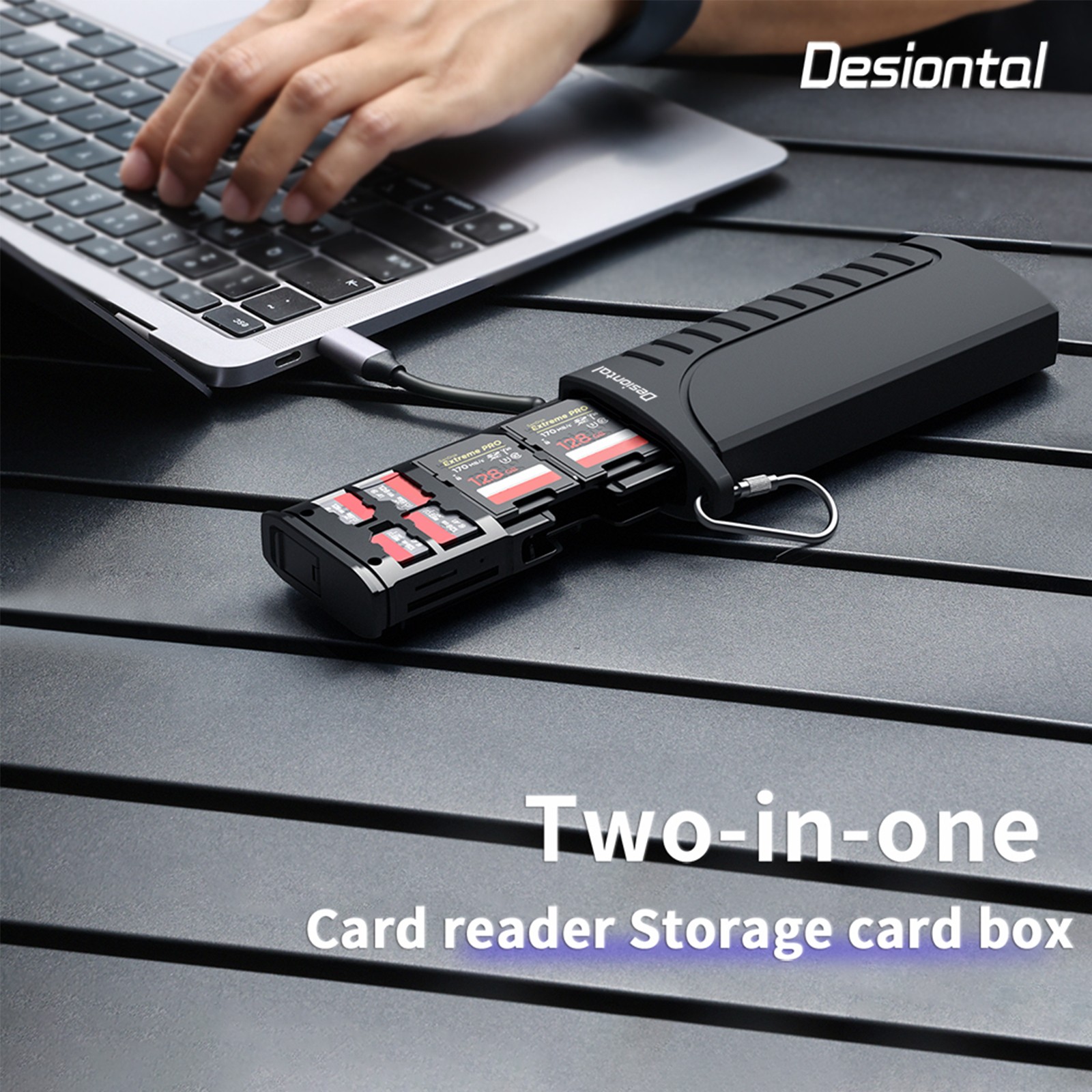 High-Speed SD Card Reader Type-C USB 3.1 Interface SD TF SIM Card Holder Case US