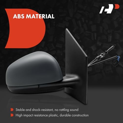Passenger Side Manual Door Mirror - Compatible with Smart Right Passenger Side