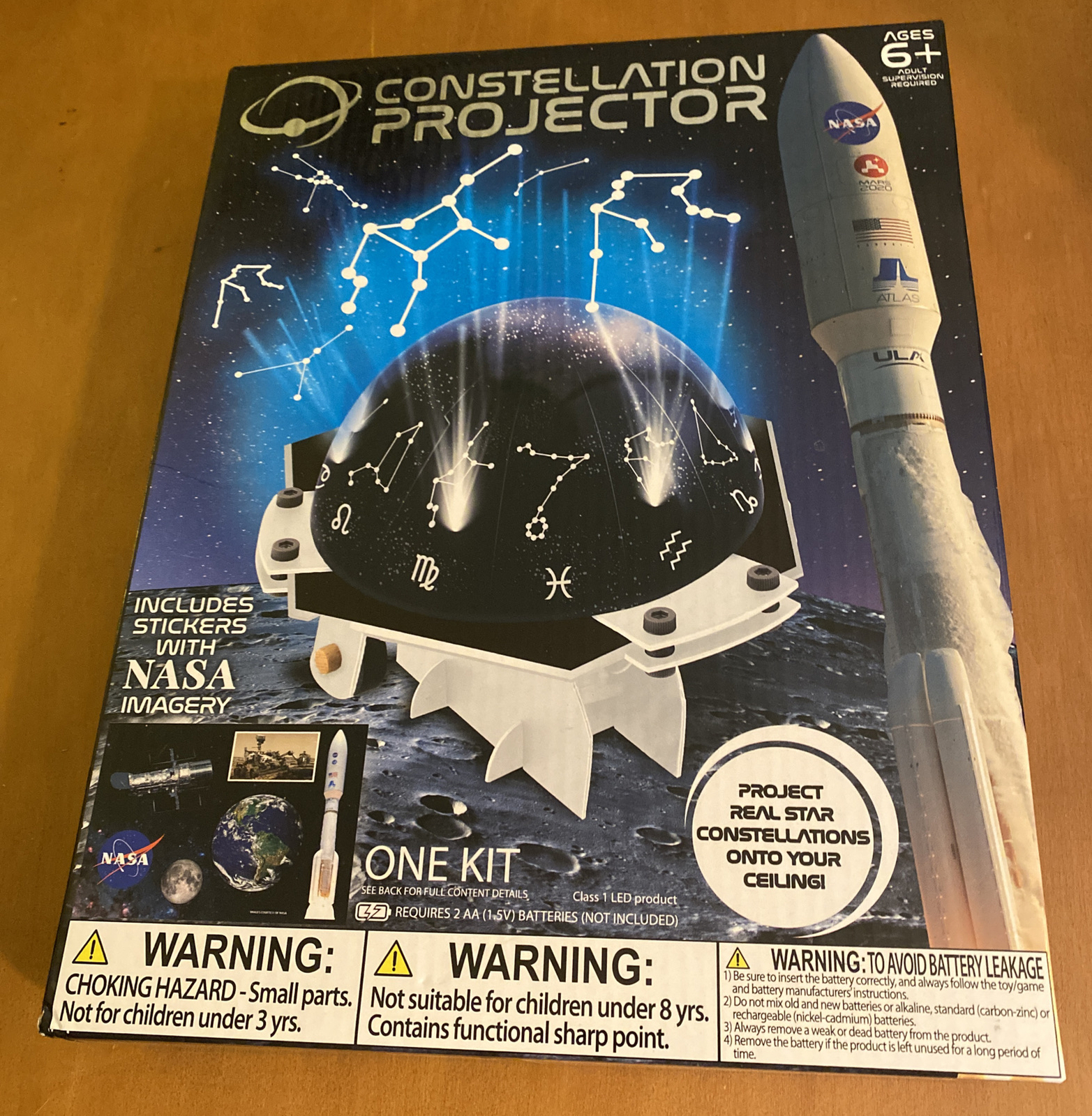Constellation Projector Kit + NASA Imagery Stickers