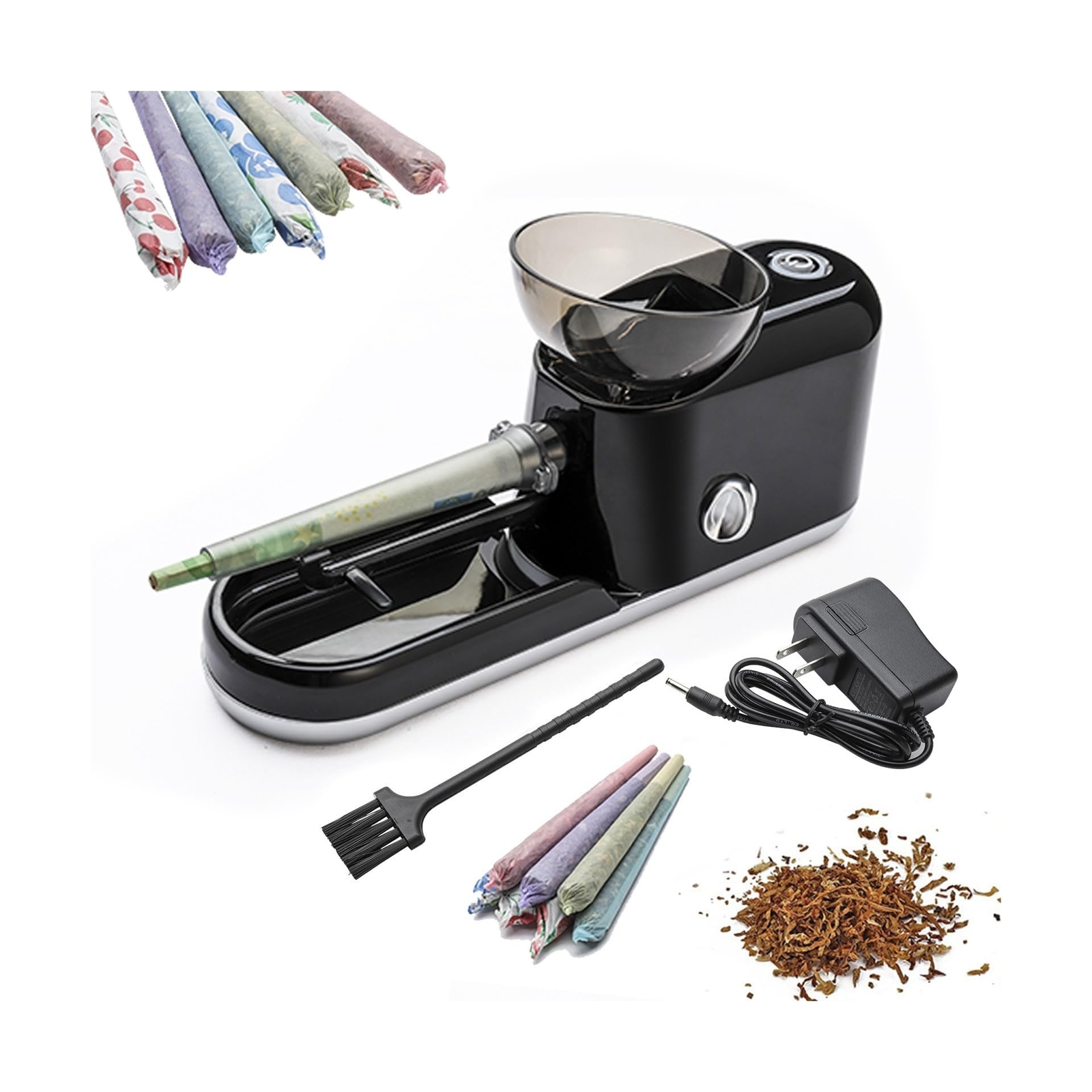 Electric Pre Roll Machine, Cones Rolling Machine for King Size,Electric Pre R...
