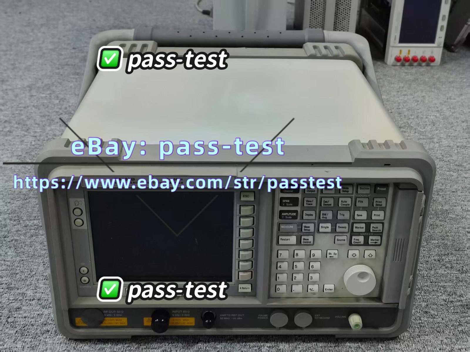 1pcs Agilent E4402B ESA-E series spectrum analyzer / 9kHz-3.0GHz.