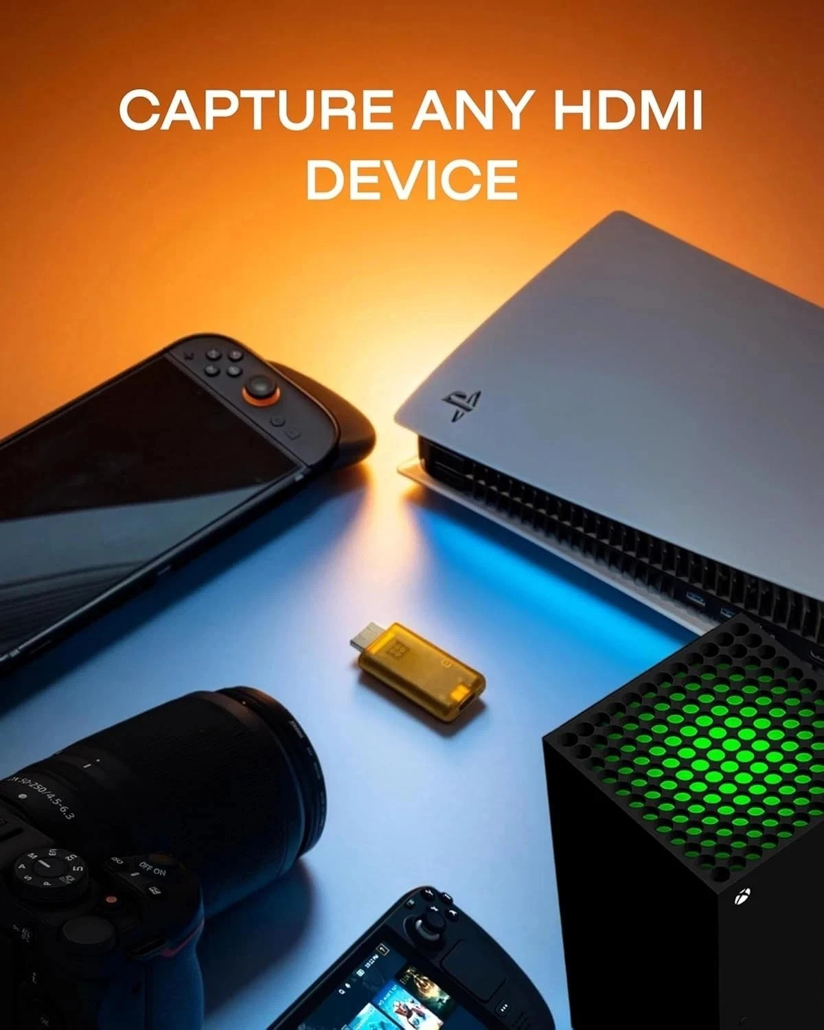Genki ShadowCast 3 Pro, 4K60 USB-C Capture Card, Zero-Latency HDMI Passthrough