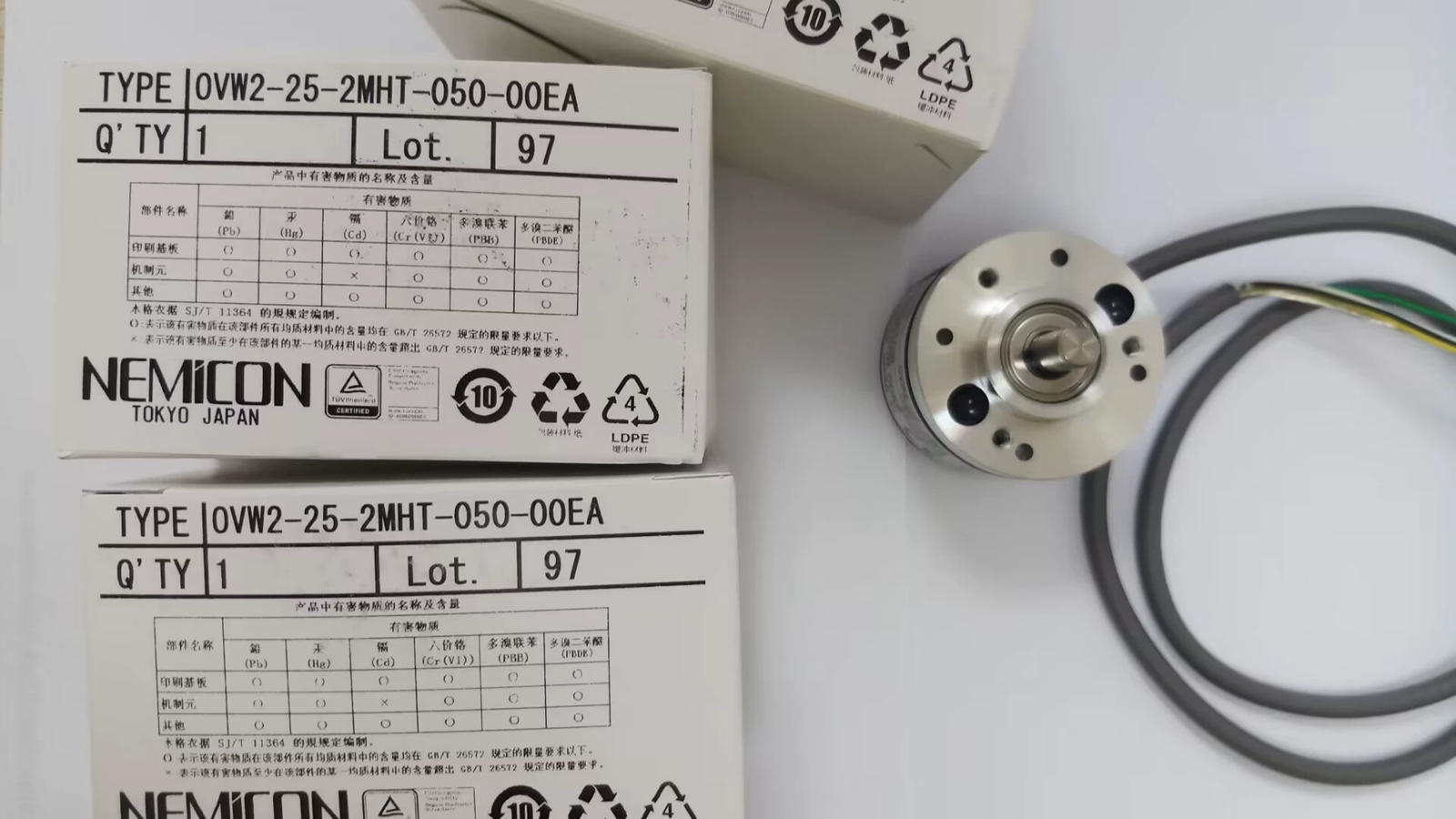 1pcs New NEMICON OVW2-25-2MHT-050-00EA Encoder