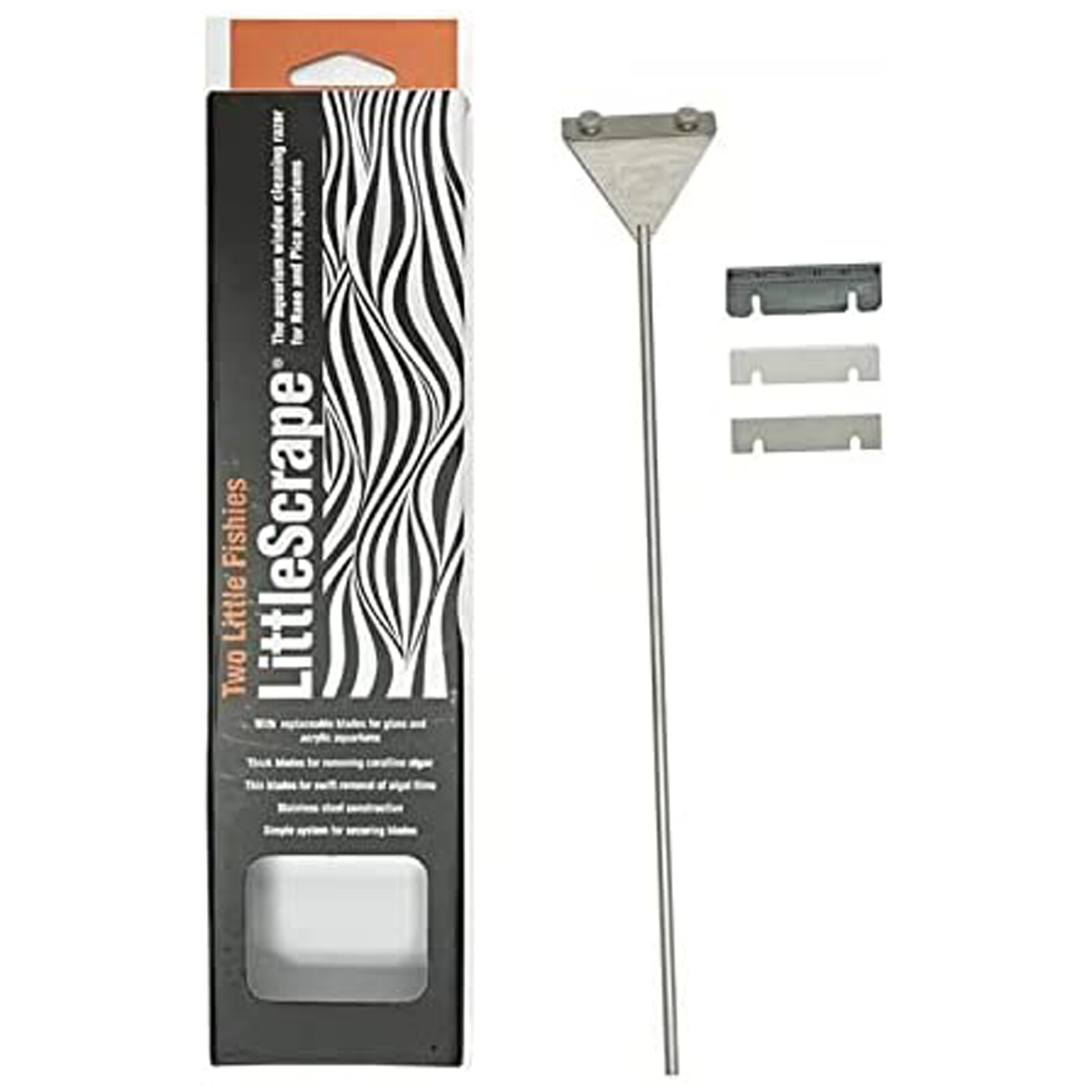 Two Little Fishies LittleScrape 10.25" Algae Scraper for Glass & Acrylic Tanks