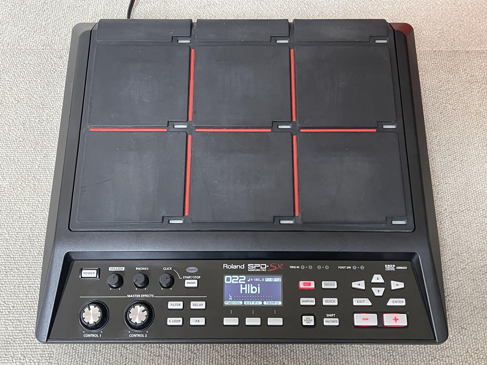 Roland SPD-SX Sampling Pad 9-Pad Digital Percussion MIDI USB Tested Working