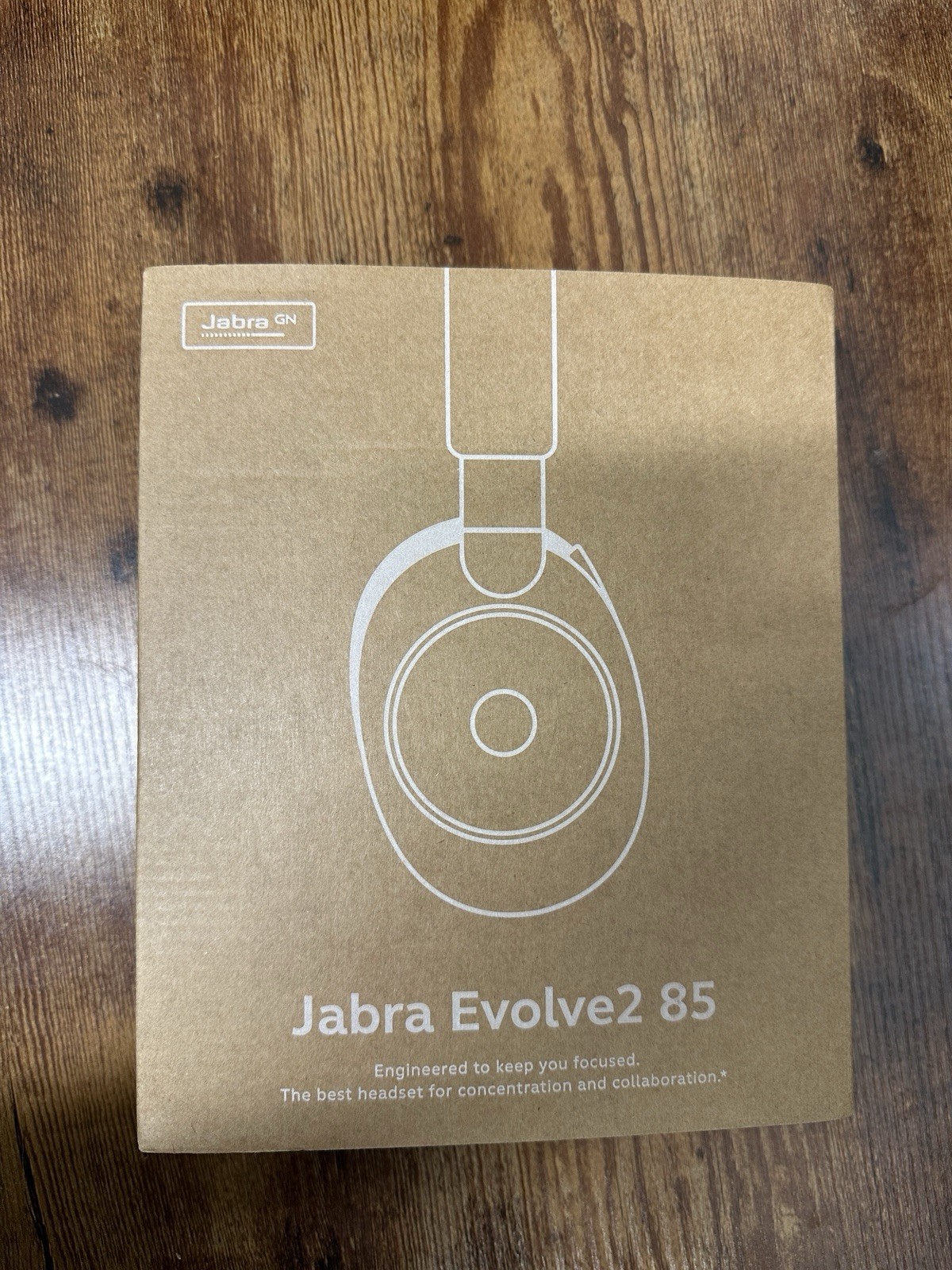 Jabra Evolve2 85 Stereo Wireless Headset (UC, USB-C) - Black With Link 380C NEW