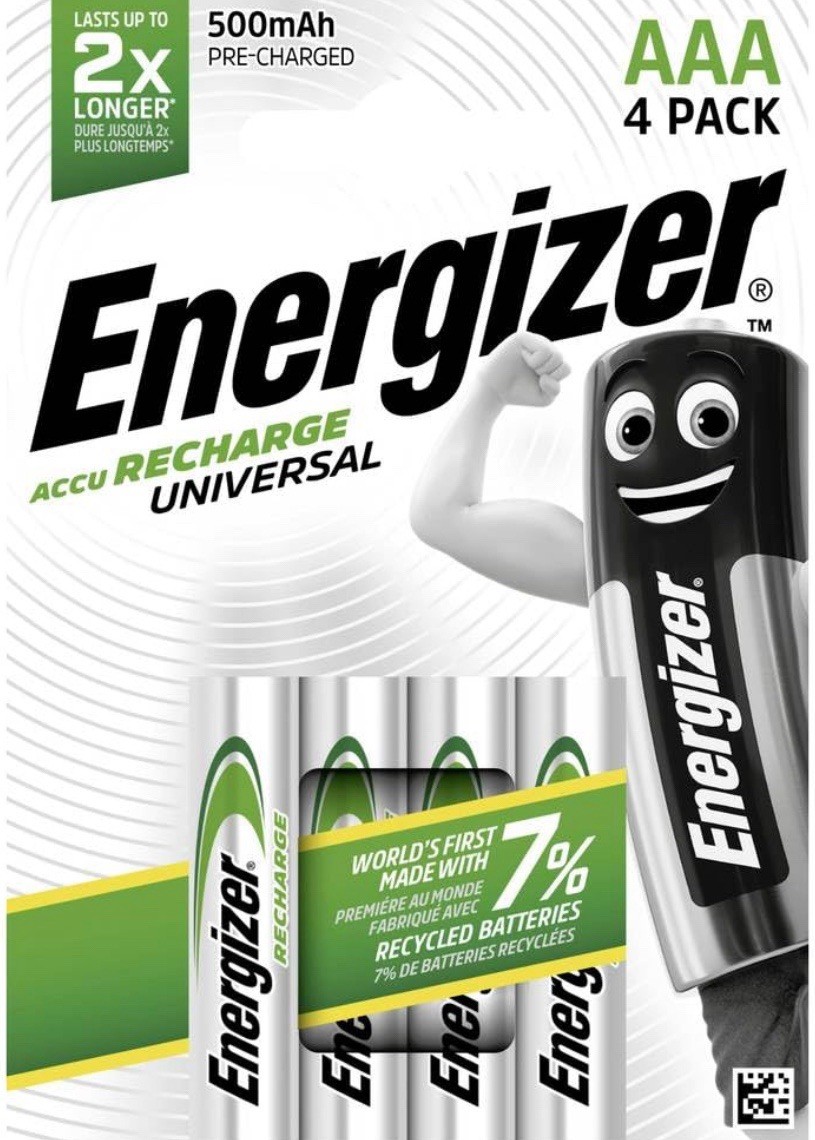 12 AAA Energizer Rechargeable Batteries (3 Packs of 4)