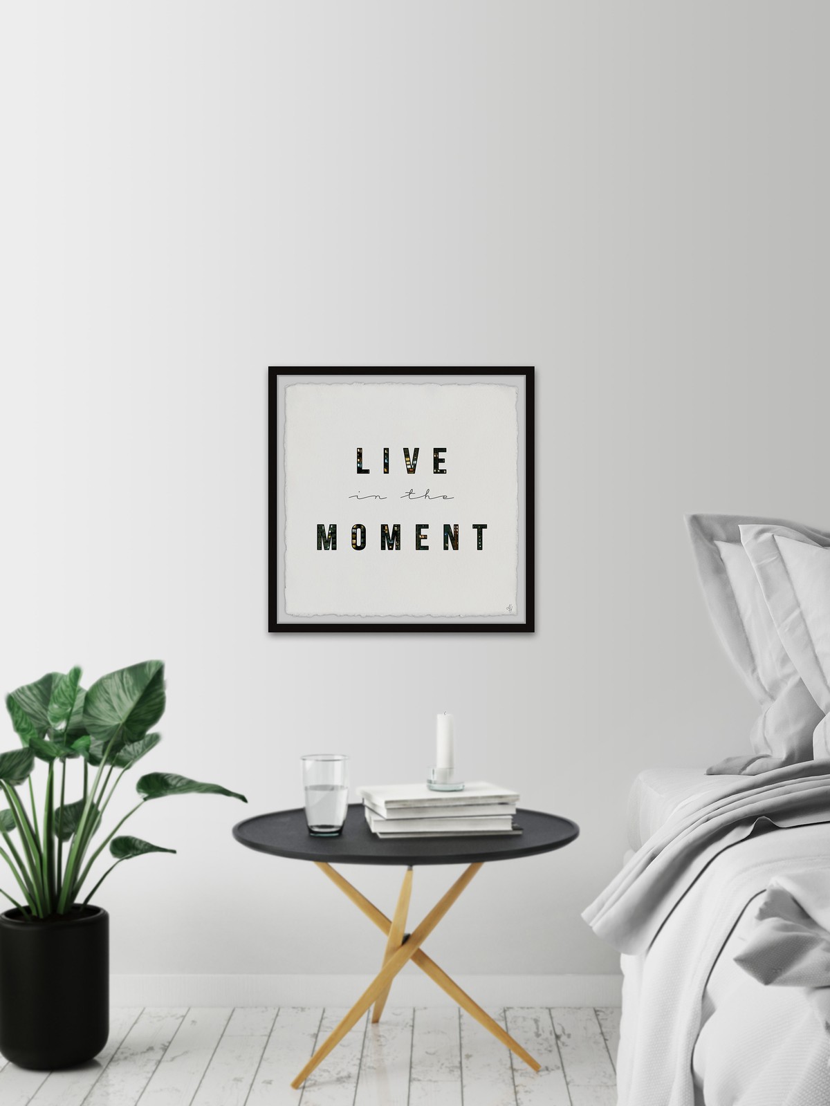 Marmont Hill Live in the Moment II Framed Painting Print 12x12