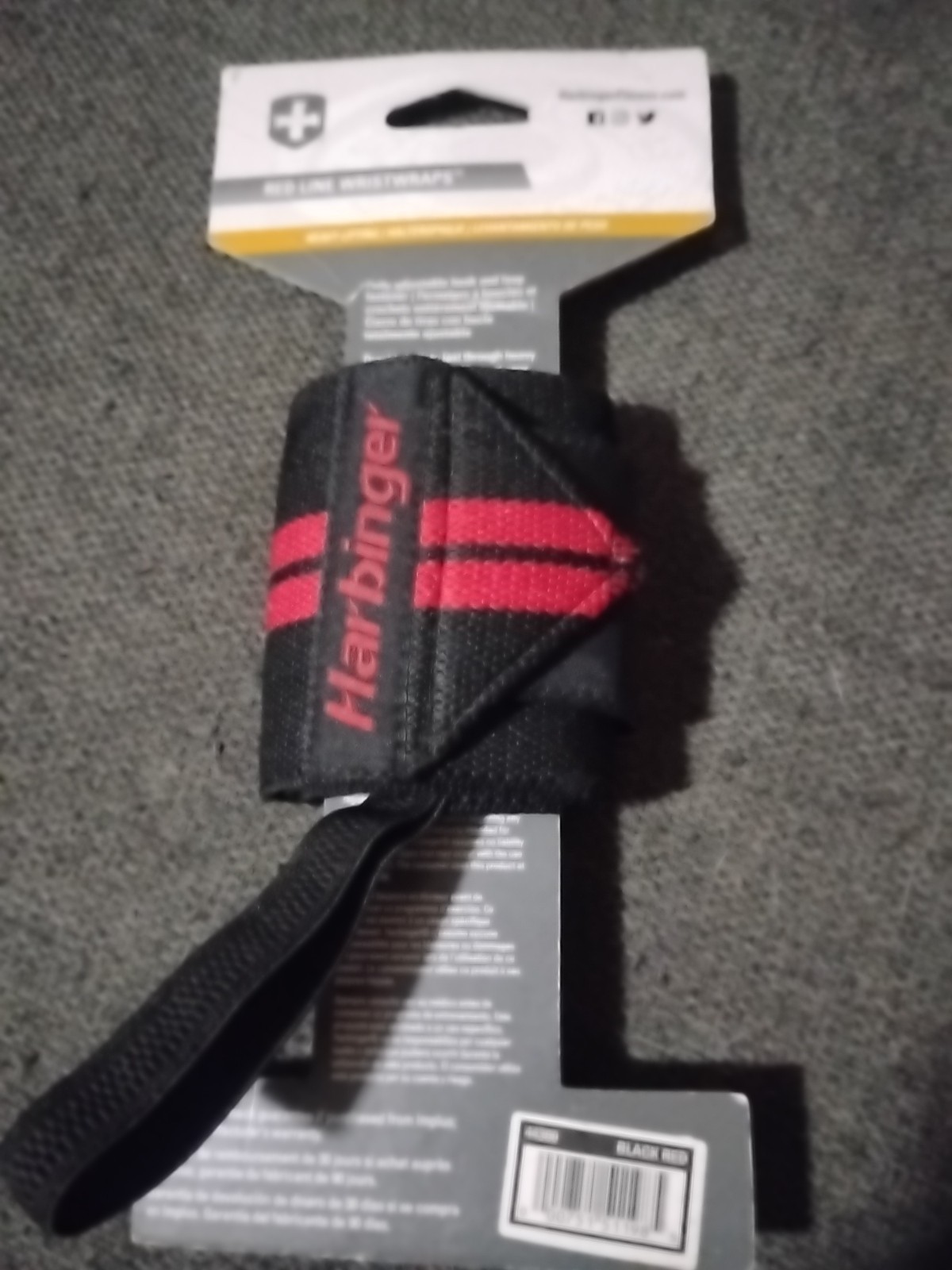 FastShipping🇺🇸 Harbinger Red Line Weight Lifting Wrist Wraps