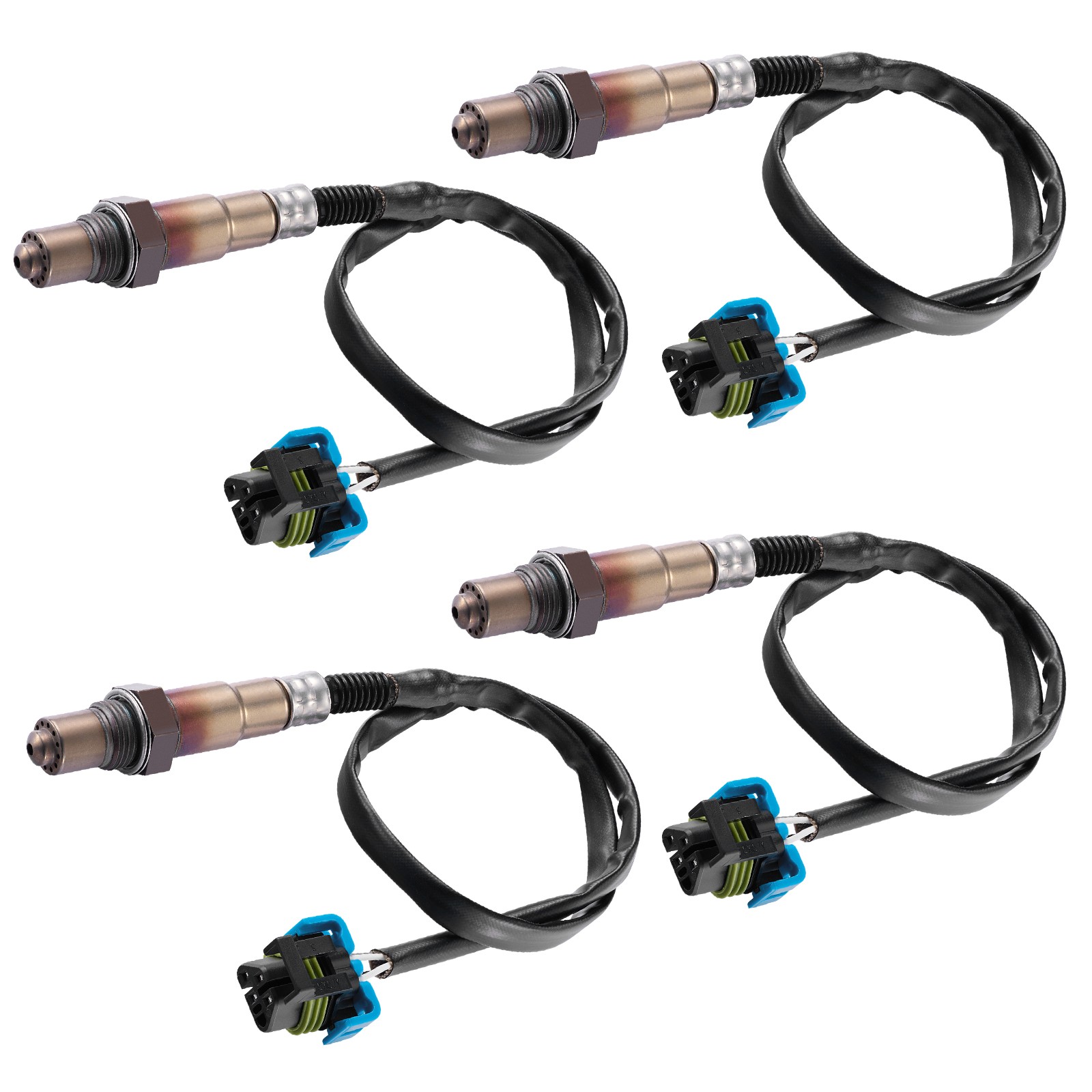 4x Oxygen O2 Sensor For Buick LaCrosse Chevy Equinox Cadillac SRX GMC Terrain