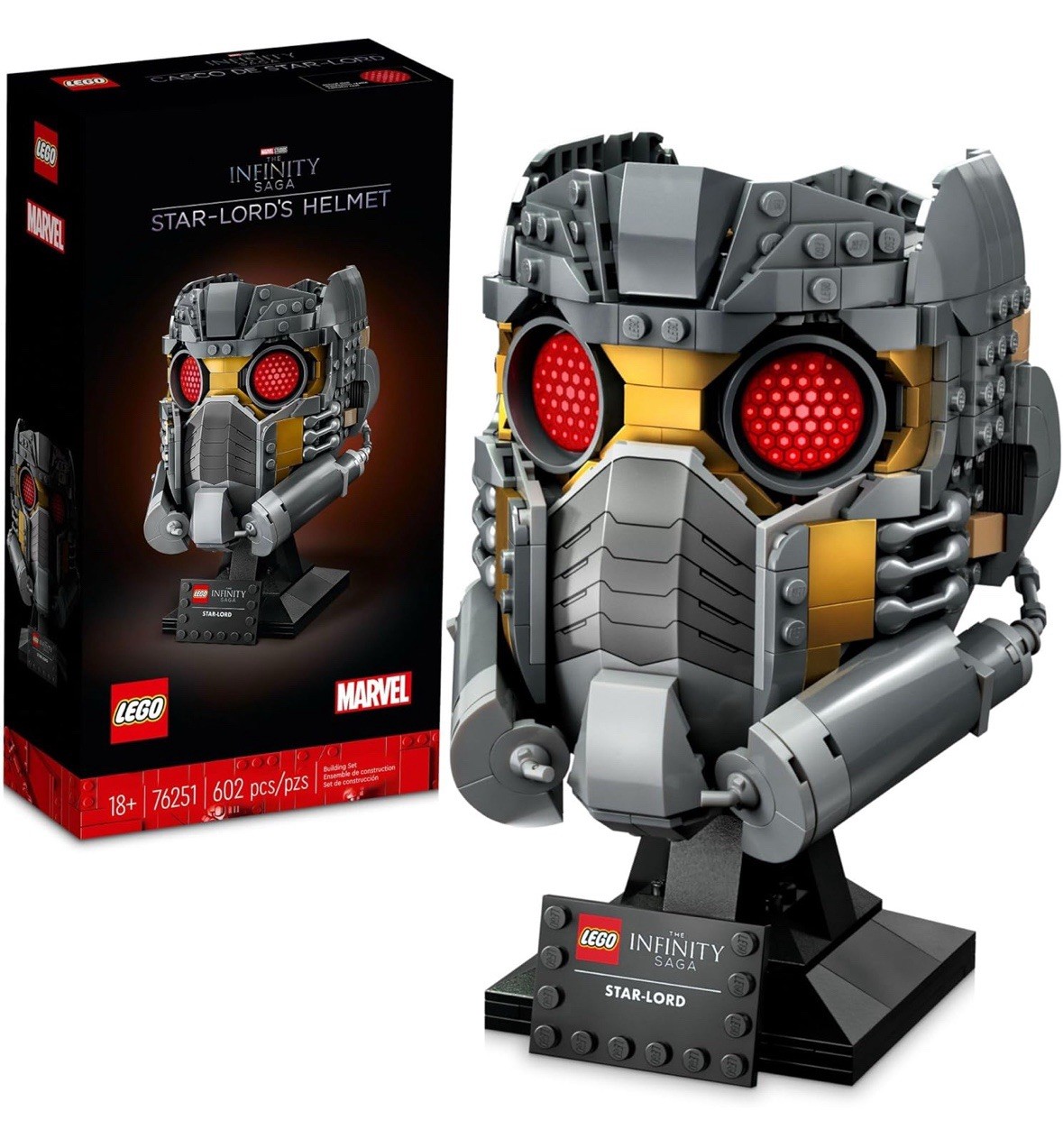 LEGO Marvel 76251 Star-Lord’s Helmet Display Model New Sealed retired