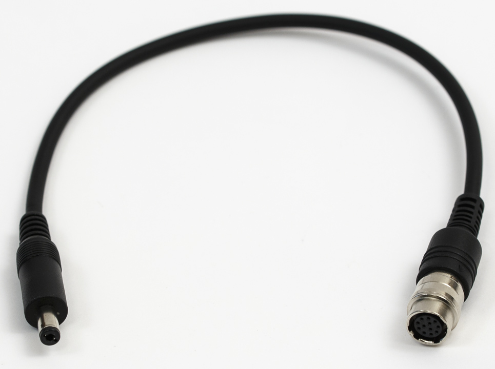 DC 12v Male to 12 Pin Hirose Cable GH4 Power B4 2/3" Fujinon Canon Nikon Lens