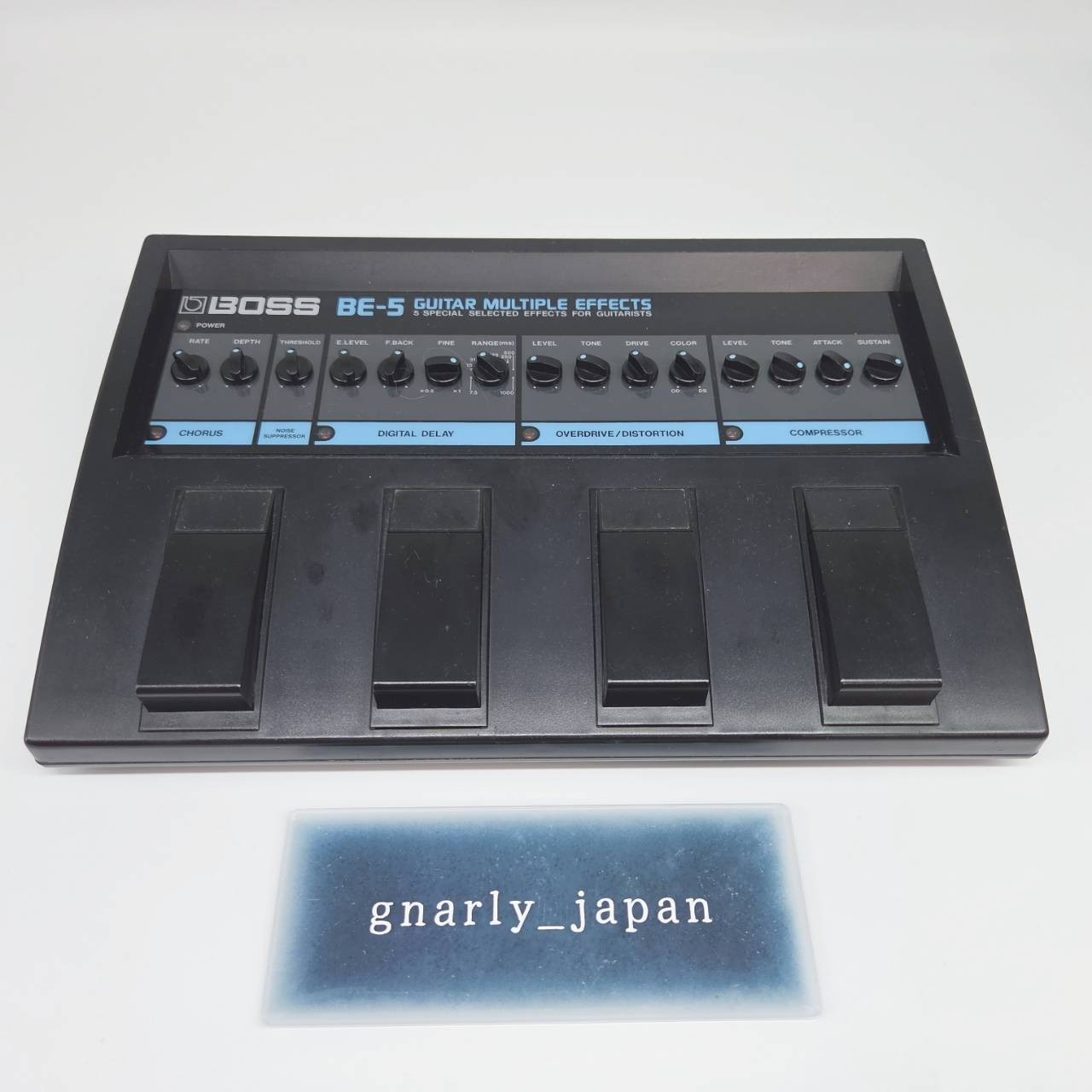 BOSS BE-5 Guitar Multiple Effects Processor Chorus Delay OD Compressor Japan