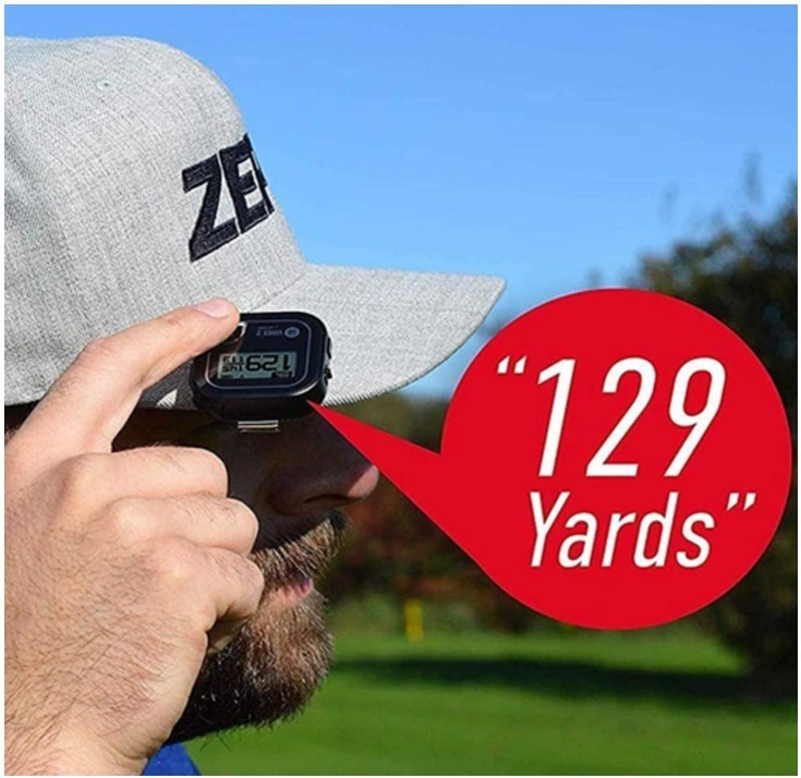 Golf GPS Rangefinder with Voice Guidance Blue