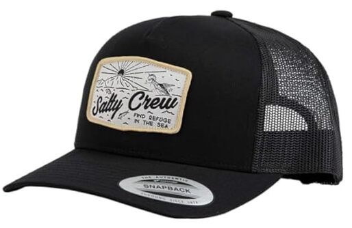 Men's Graphic Logo Retro Trucker Hat - Unisex One Size Frenzy | Black