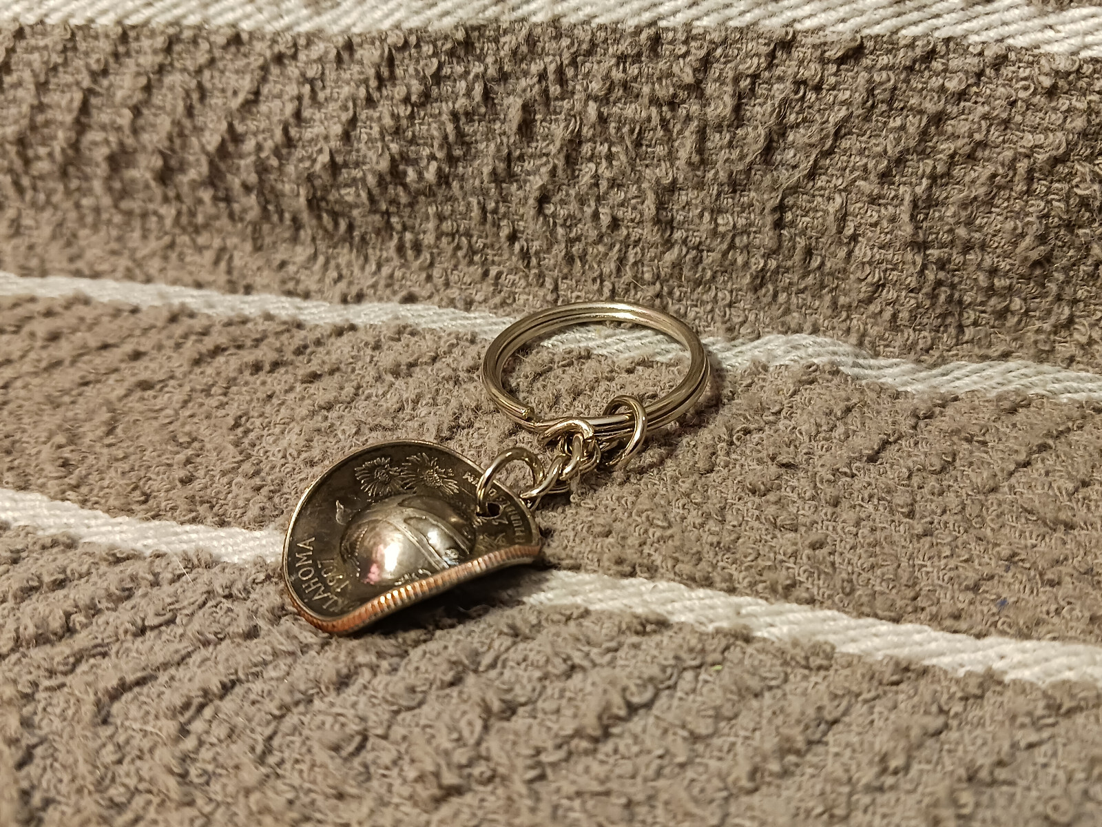 Oklahoma Cowboy Hat Keychain 2008