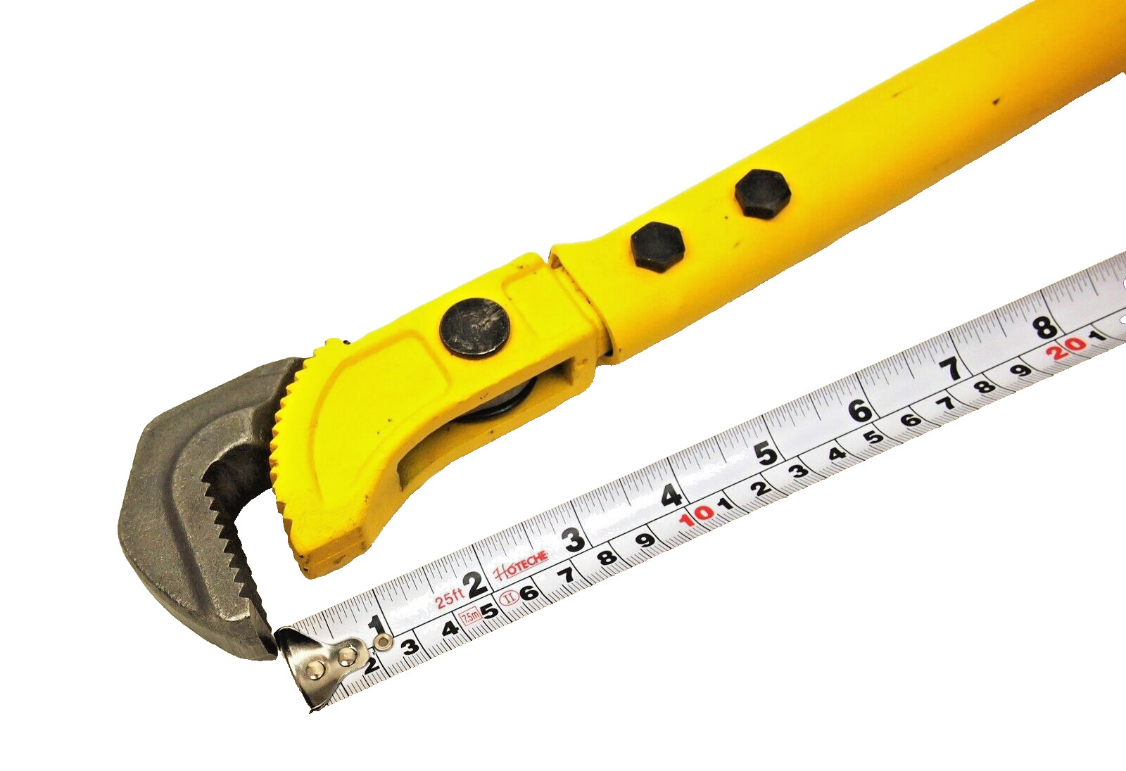 18.5" H.D. Self Adjustable Forged Steel Pipe Wrench Plumber Multi-Tool..