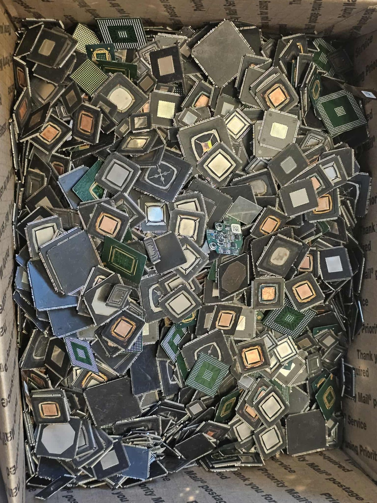 Custom TI Vintage IC Ceramic Carriers & Chips Science Art Design Prototyping Fun