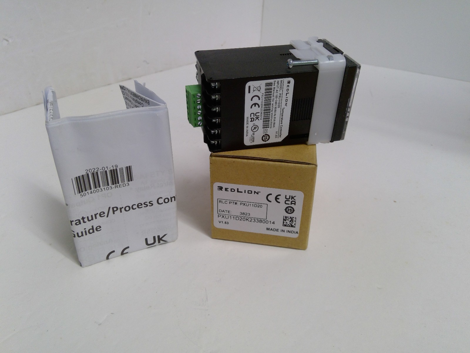 Red Lion PXU11D20 Temperature PID controller for valve position 120VAC powered