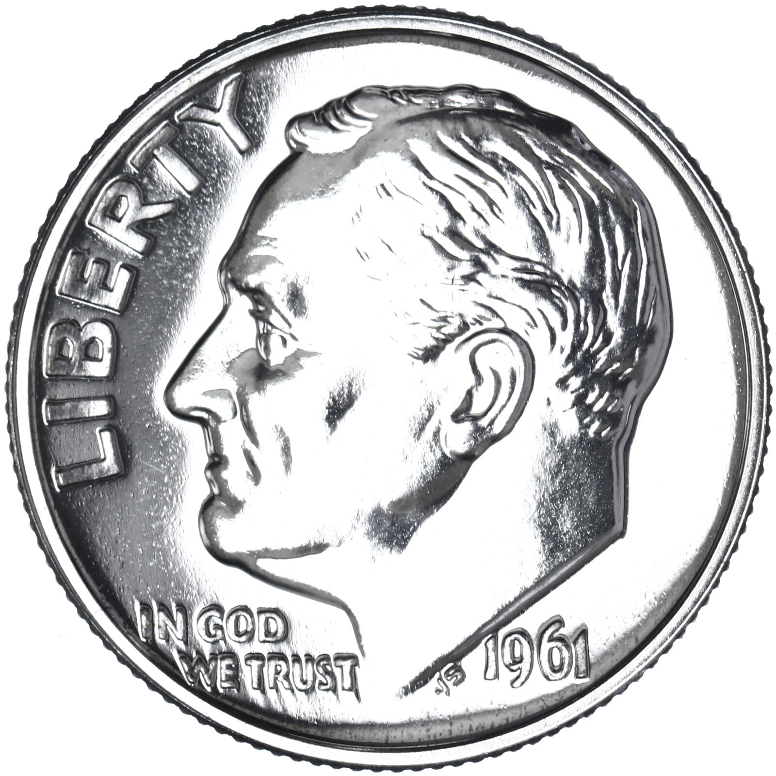 1961 (P) Roosevelt Dime Gem Proof 90% Silver