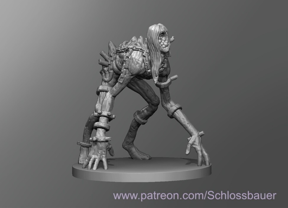 Woe Strider Monster Manual 28mm Scale D&D Tabletop Miniature SB