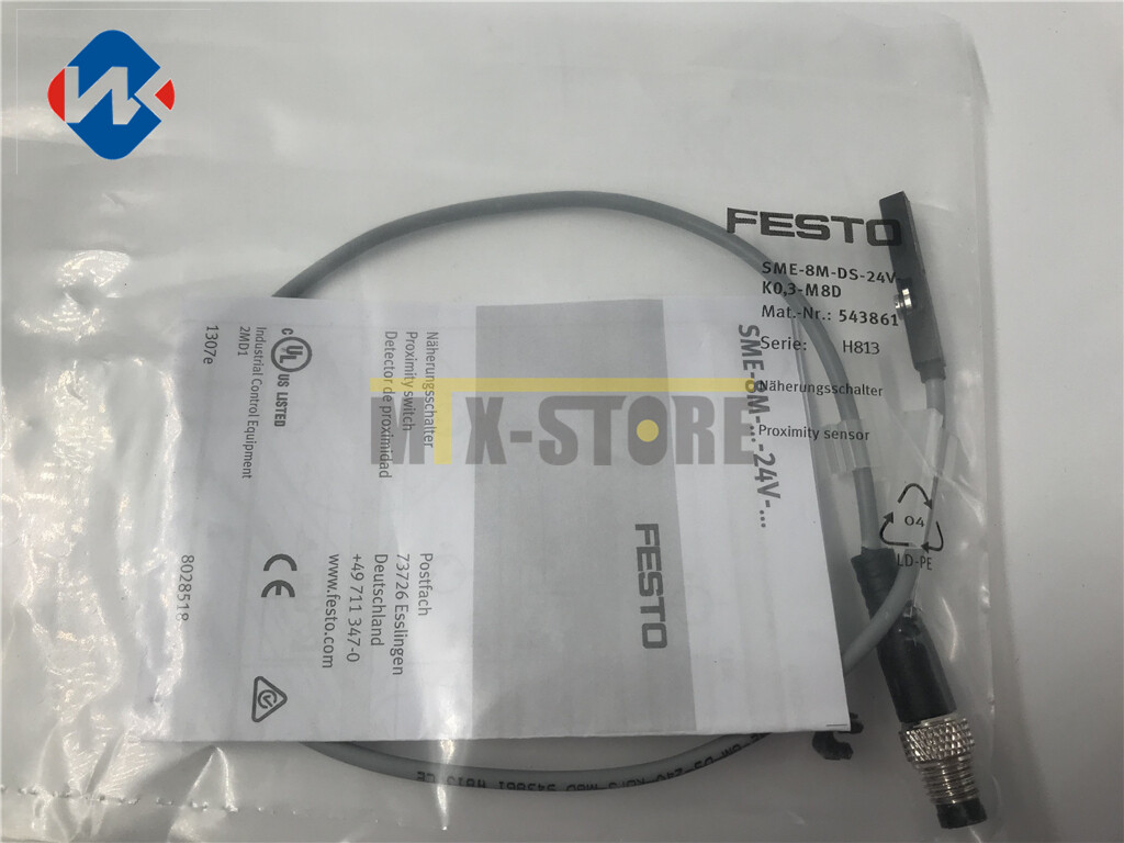 1pcs New Festo SME-8M-DS-24V-K-0 3-M8D 543861 Proximity switch Sensor