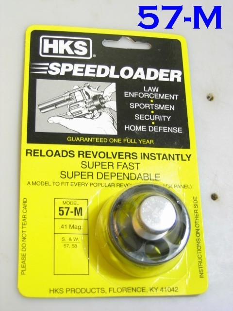 57-M HKS Speed Loader for S&W .41 Magum Caliber N Frame Models 57 58