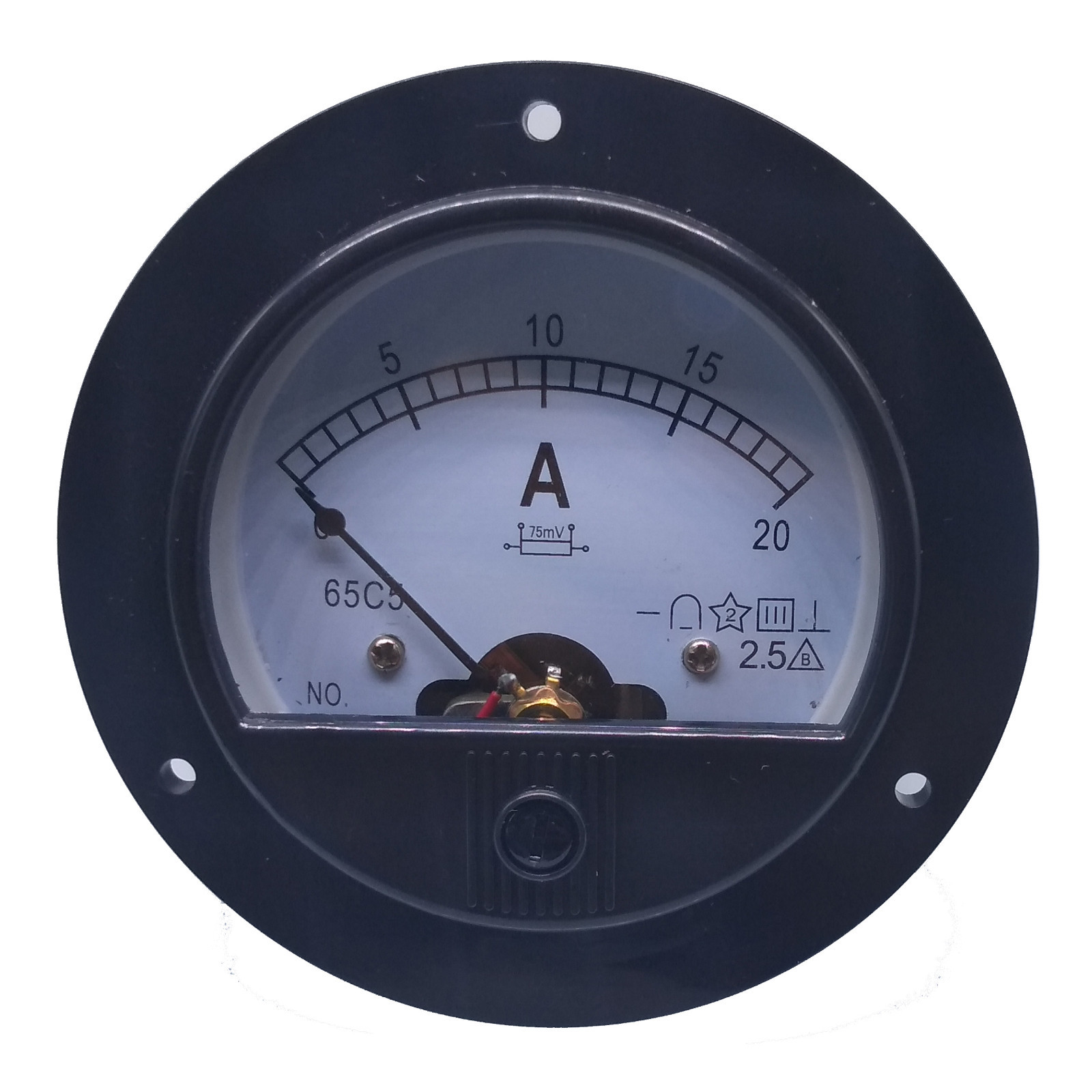 DC 0~20A Analog AMP Current Pointer Needle Panel Meter Ammeter & Shunt