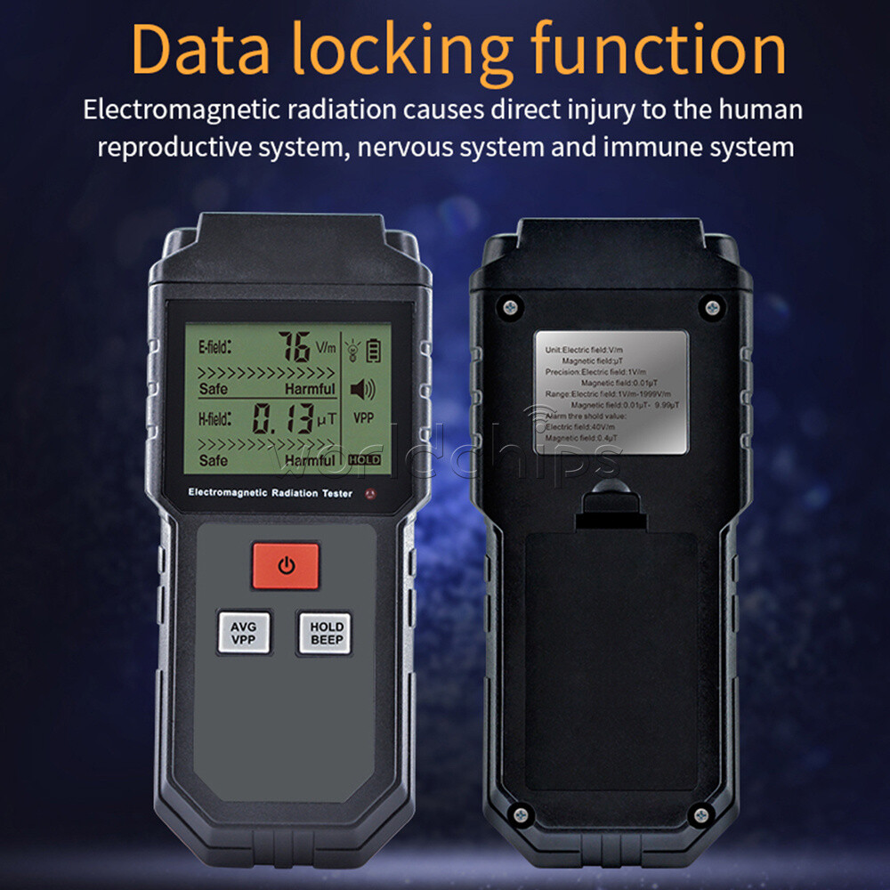 ET825 Electromagnetic Field Radiation Detector Tester Emf Meter Dosimeter New