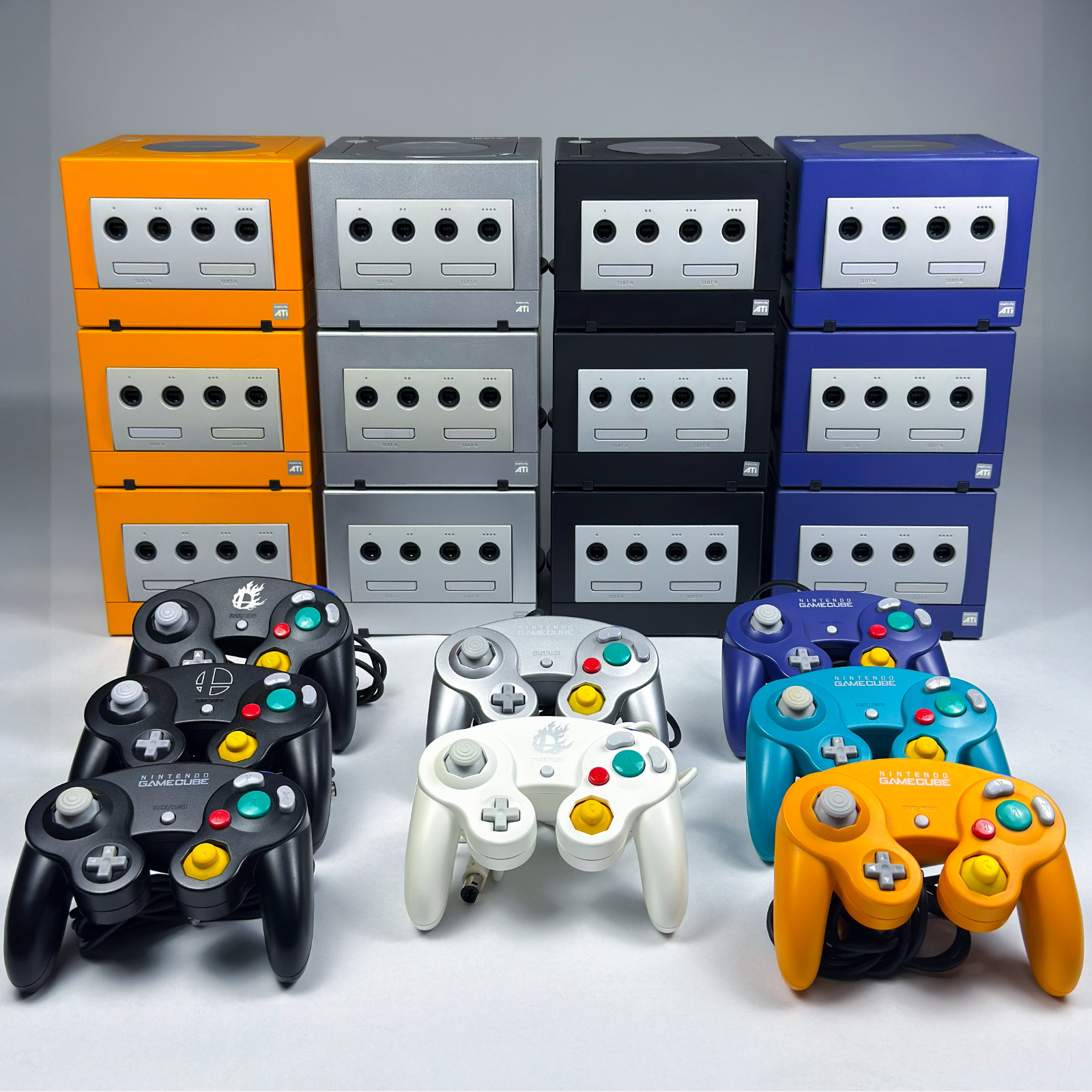 Official Nintendo GameCube Console + OEM Controllers (Tight Sticks) - USA Seller