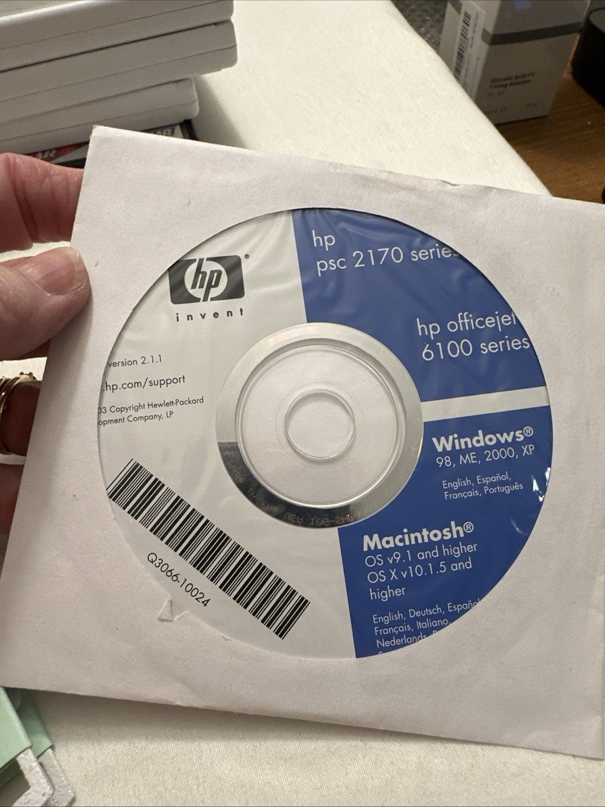 HP OFFICEJET 6100 SERIES CD PSC 2100 2170 2200 Series