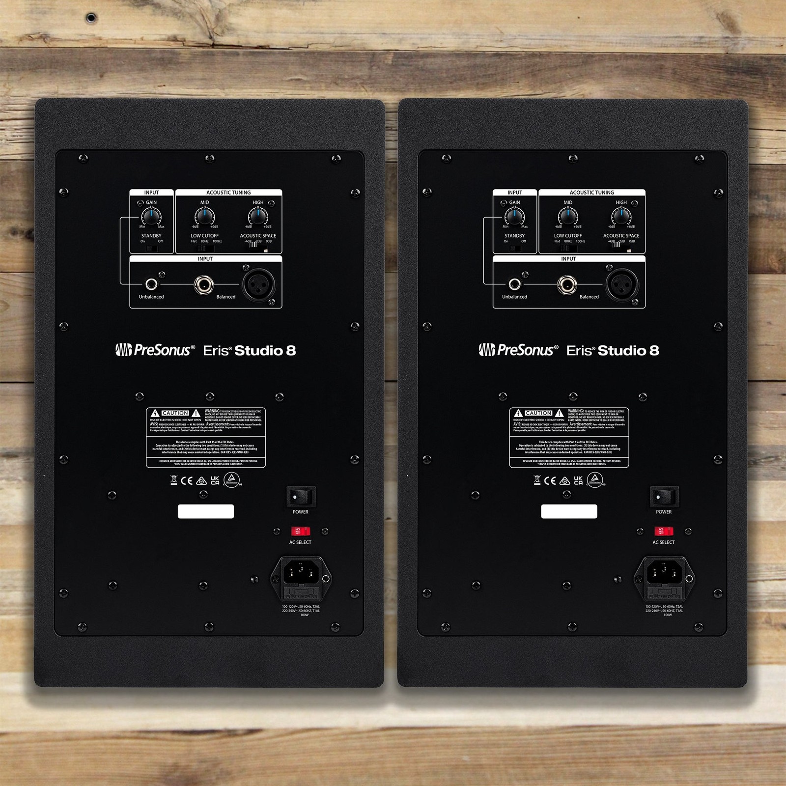 B-Stock PreSonus Eris Studio 8 8-Inch Active Studio Monitors Pair Studio8 8"