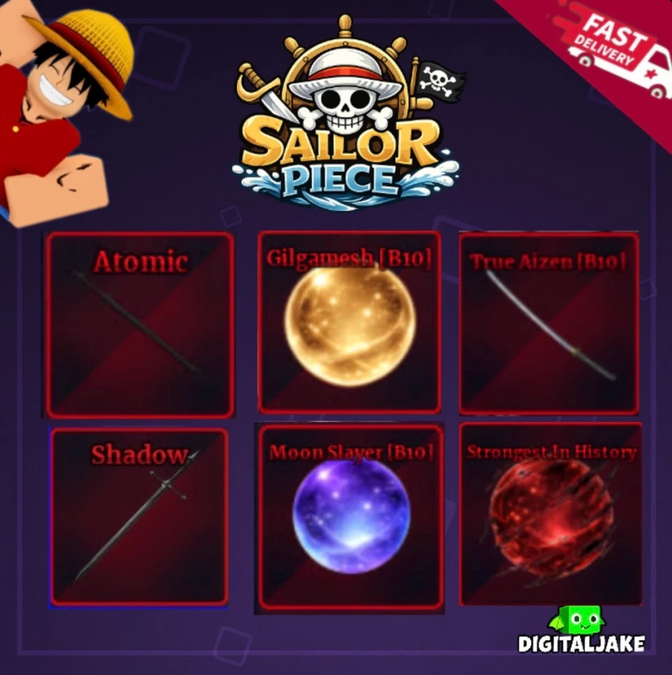 🔥 Sailor Piece ⚔️ | ALL SETS | SWORDS , MELEE , ASCENSION | Fast & Cheap 🚀