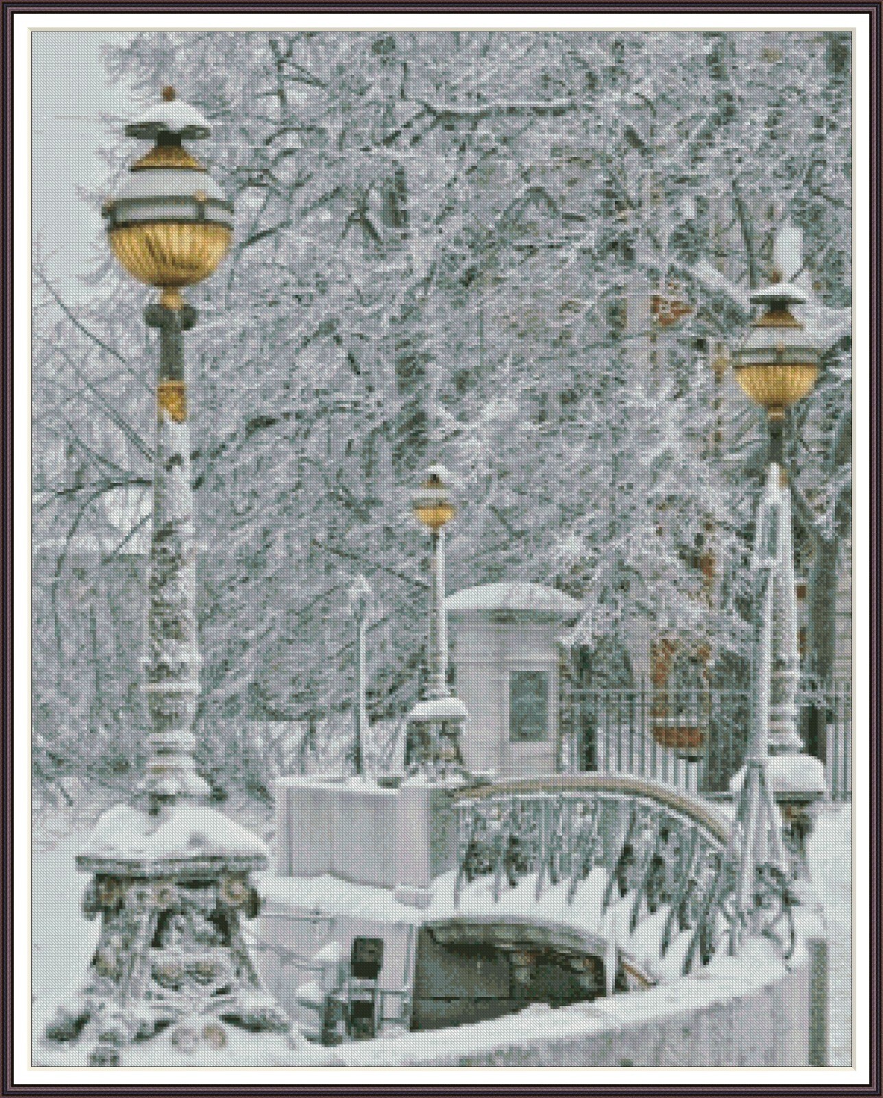 Winter Time 53 - Chart Counted Cross Stitch Pattern craft