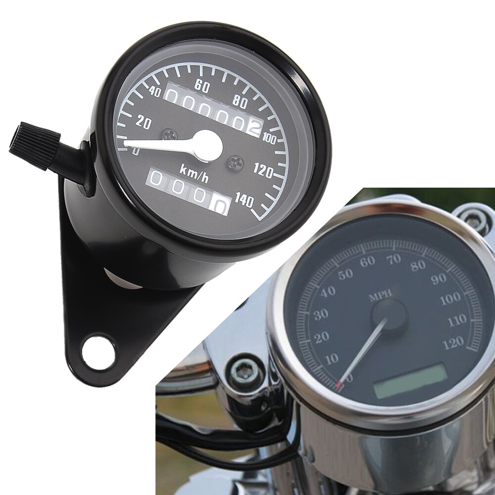 Meter Tachometer Fuel Gauge Motorcycle Speedometer Digital LED LCD Odometer