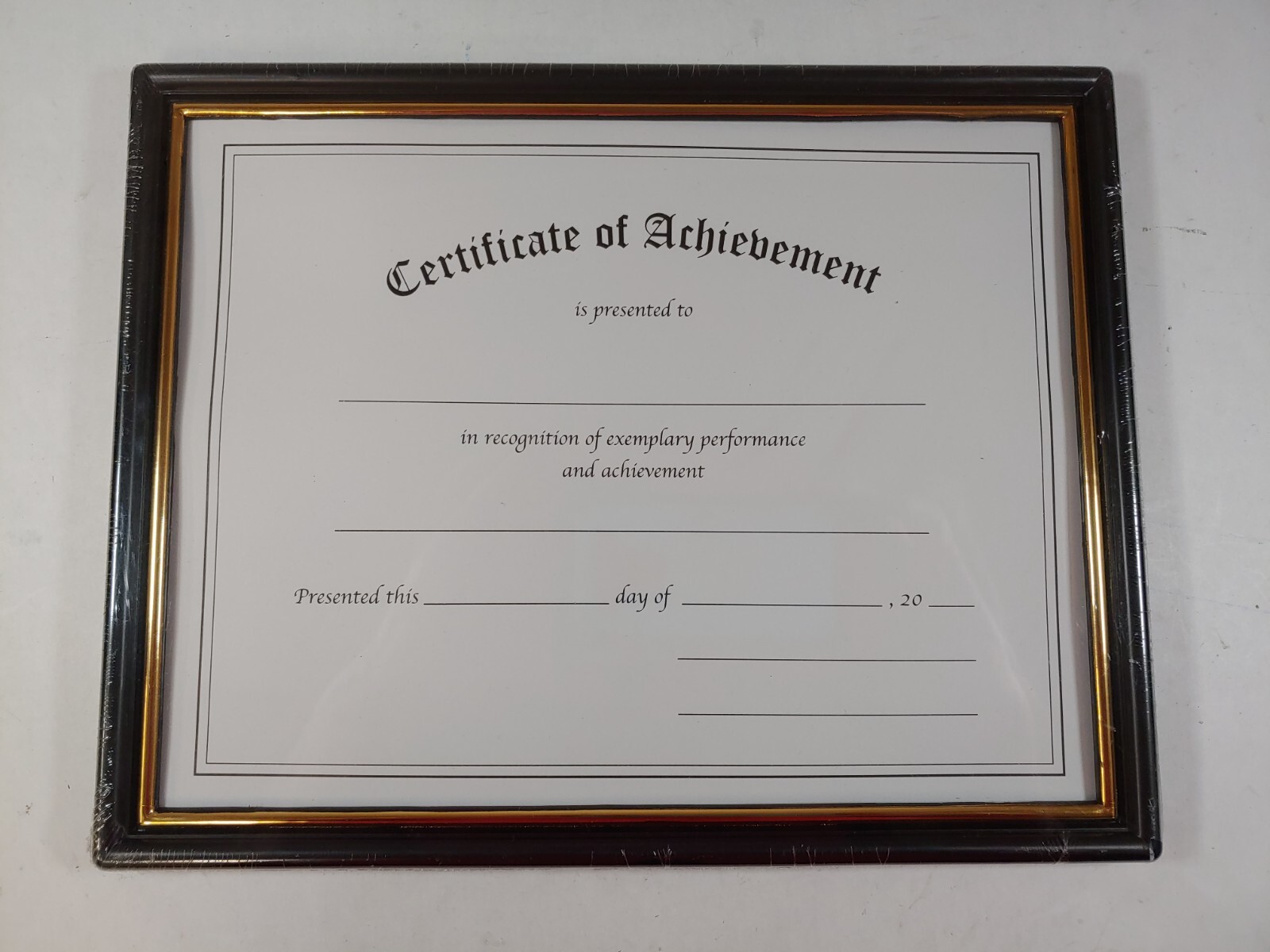3 Pack All Purpose Document Frame, 8.5 X 11 Insert, Black/gold,
