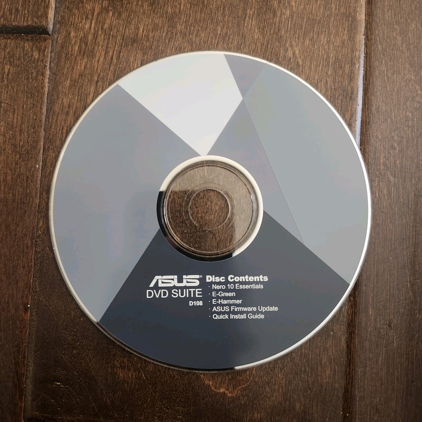 ASUS DVD Suite Software D108