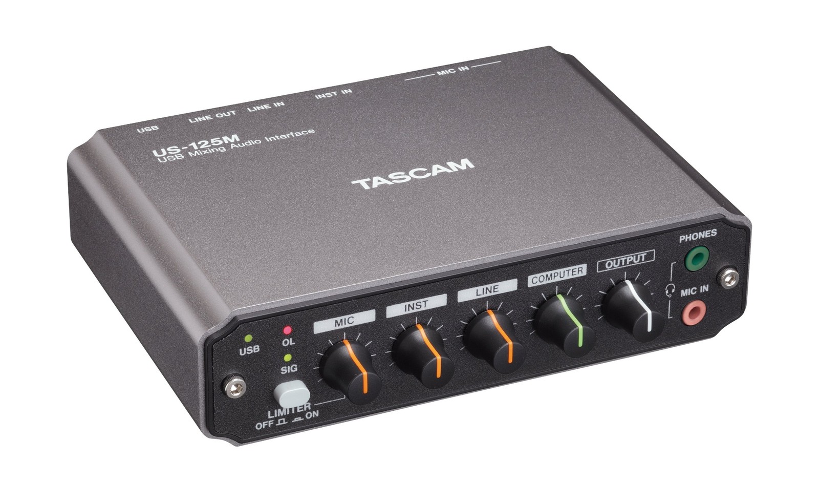 TASCAM US-125M USB Audio Interface with Mixing Function Japan Import