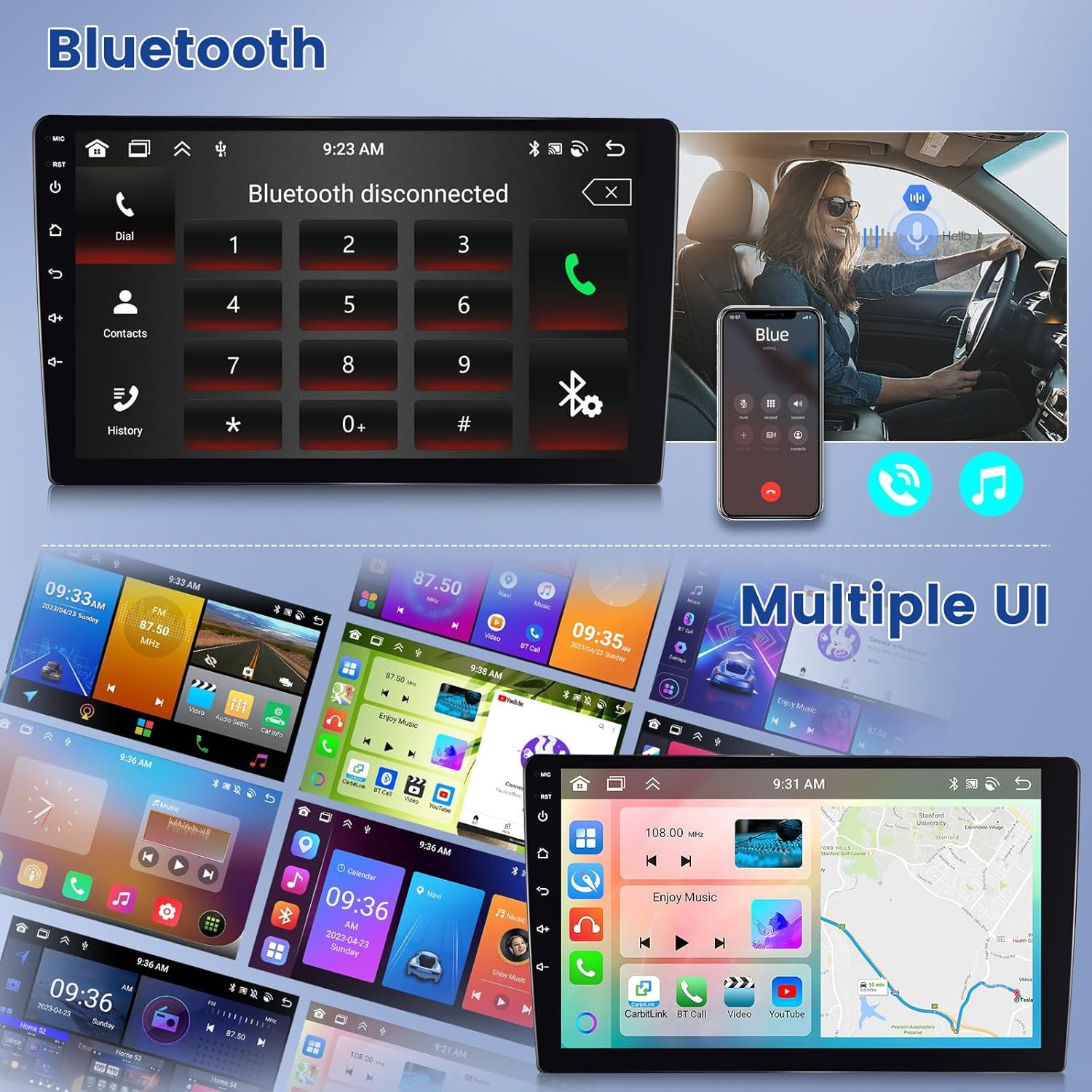 Carplay For Ford F150 2009 2010-2014 Android 14 Car Stereo Radio GPS NAVI +CAM