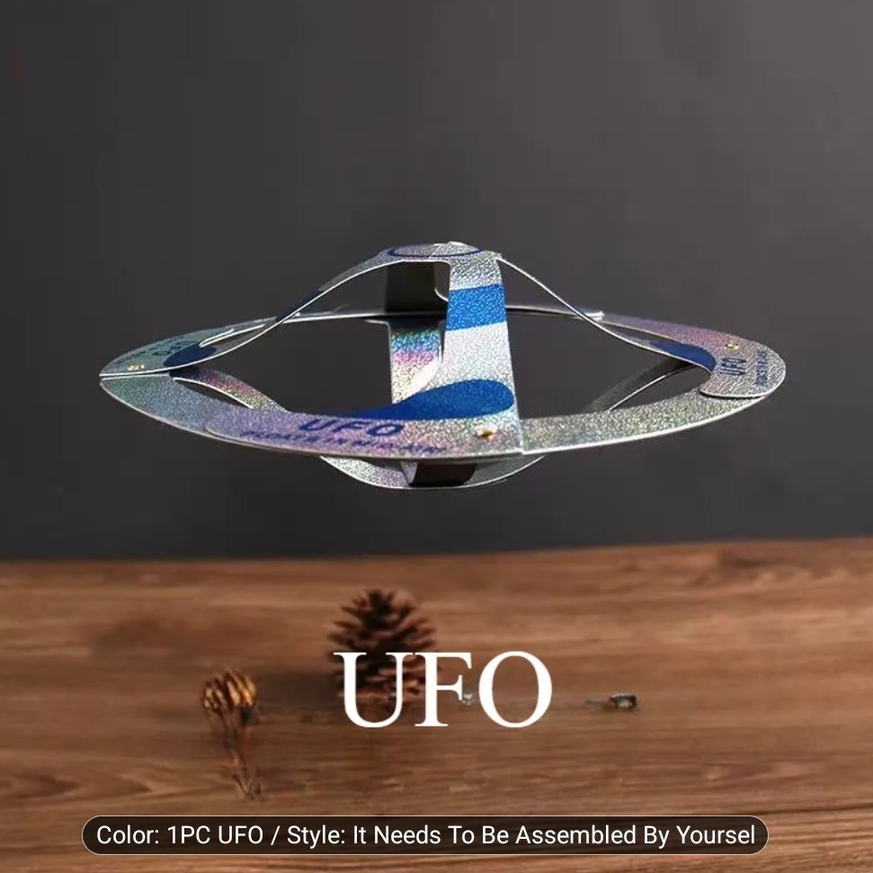 1pc Anti-Gravity UFO Hovering Disc Flying Saucer Party Game - Self-Assembling...