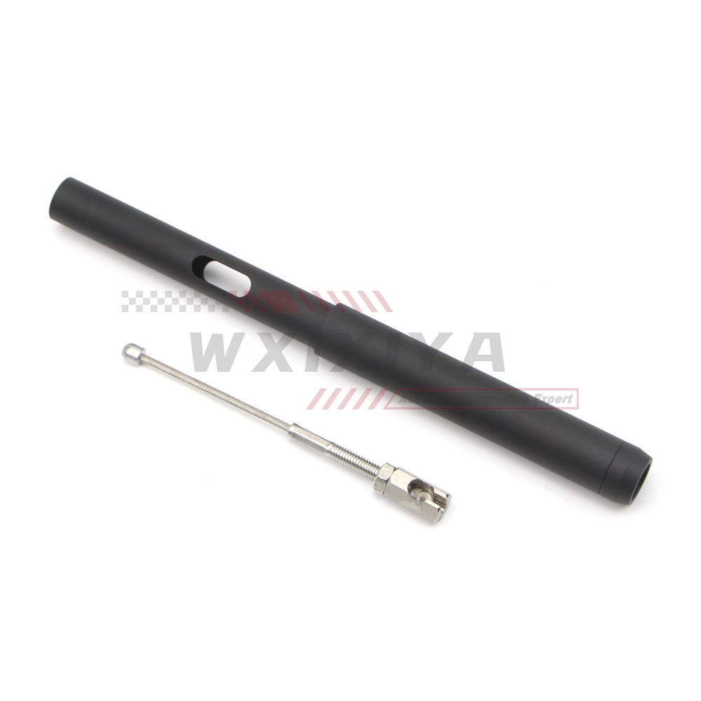 Black 4" Clutch Cable Extension for Harley Softail 2018-23 Touring Dyna 2021-23