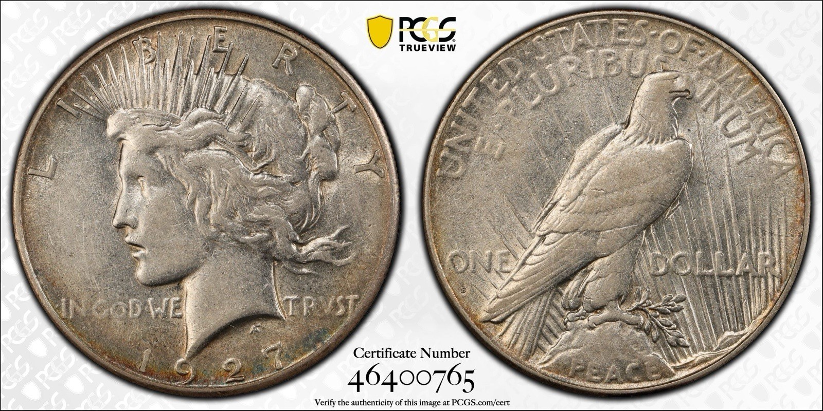 1927-S Peace Dollar PCGS XF45