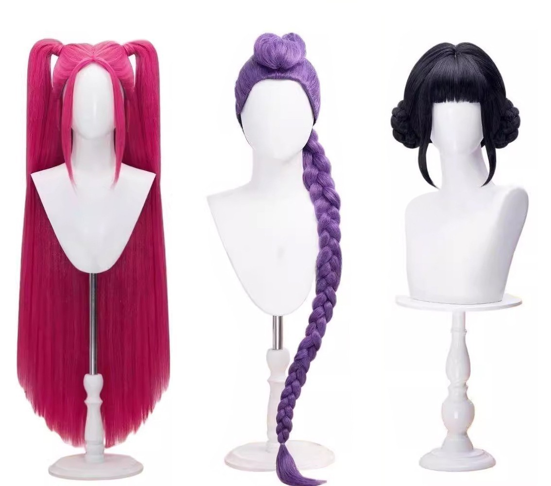For K-Pop Mira Rumi Zoey Wig Demon Hunters Stage Prop Wigs Idol Hair Cosplay