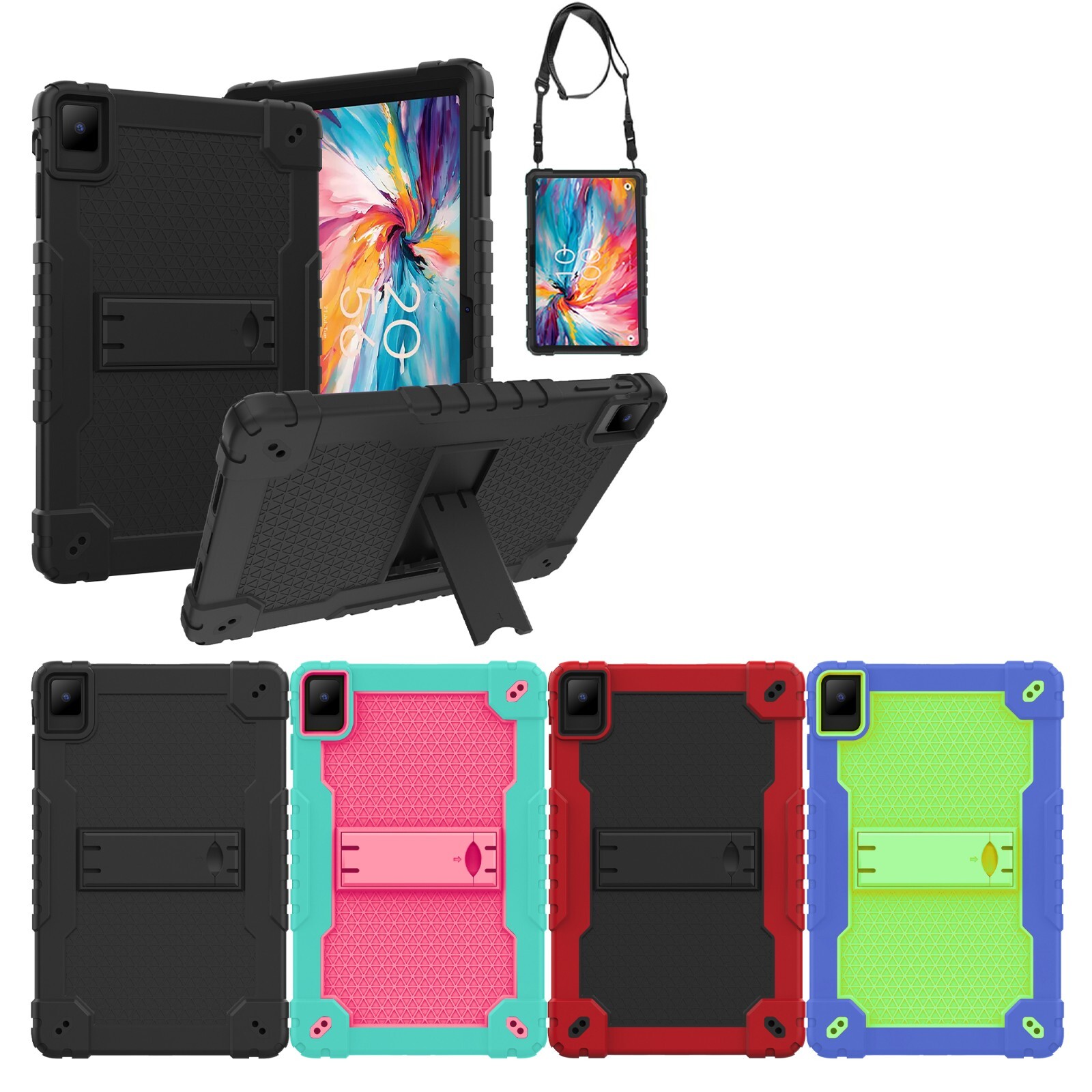 For TCL TAB 10 NXTPAPER 5G 9199S Tablet Shockproof Stand Case Cover w/ Screen