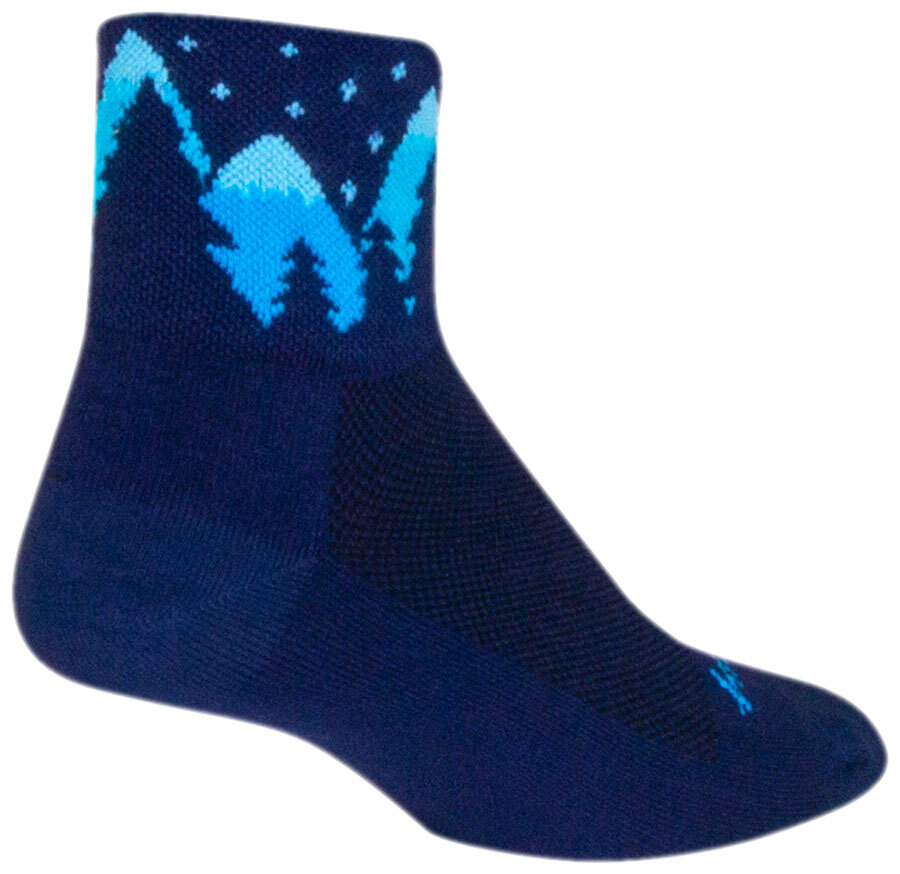 SockGuy Classic Midnight Socks - 3 inch, Black, Small/Medium