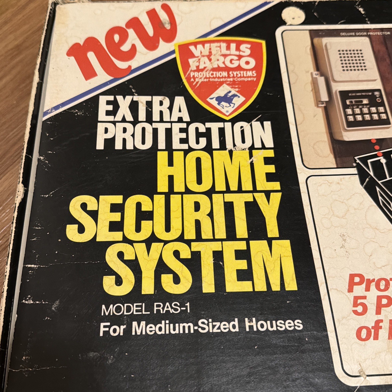 Vintage Never Installed Wells Fargo Security System Model RAS-1 Medium Size Home