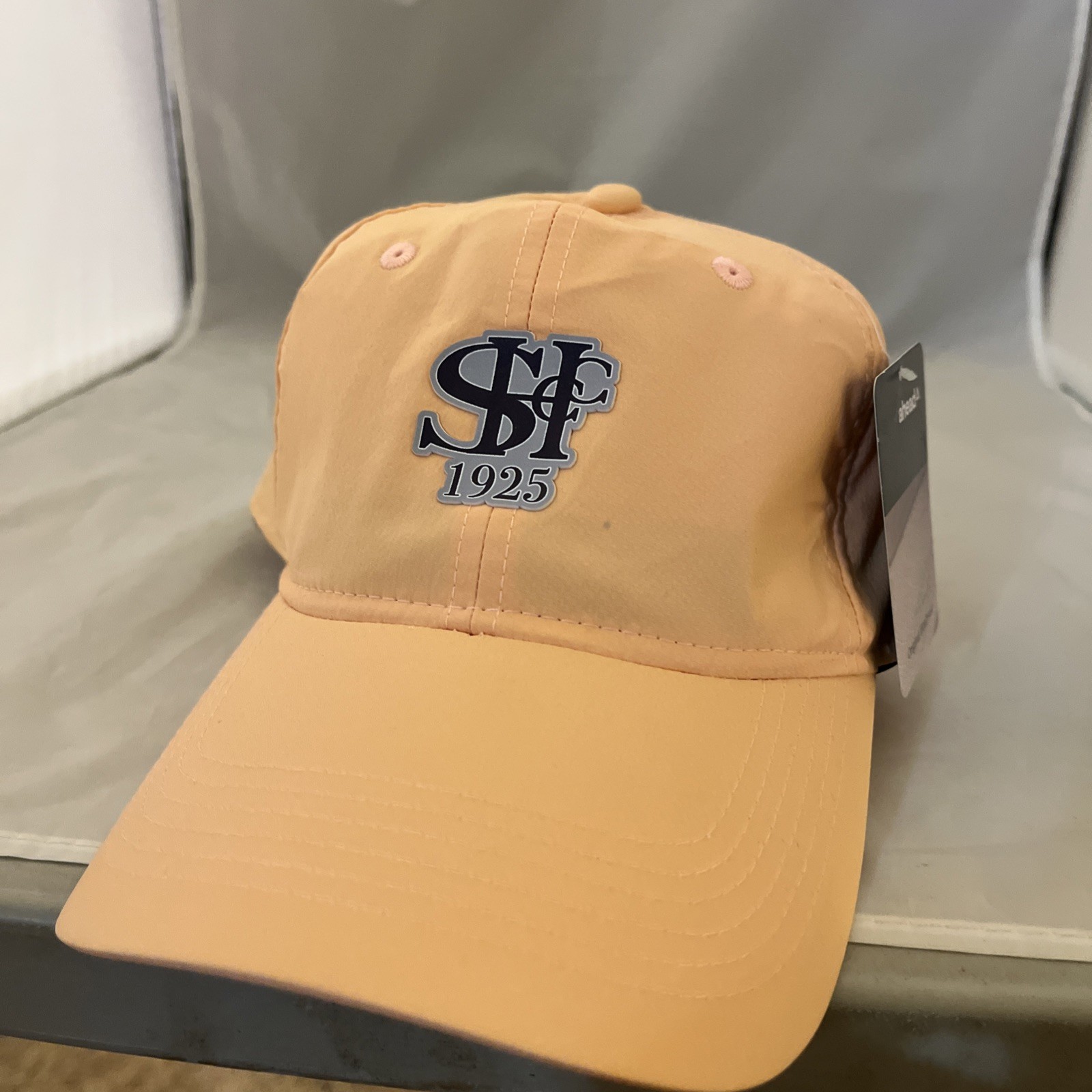 Women’s Peach Mid Fit Golf Cap By Ahead Performance NWT
