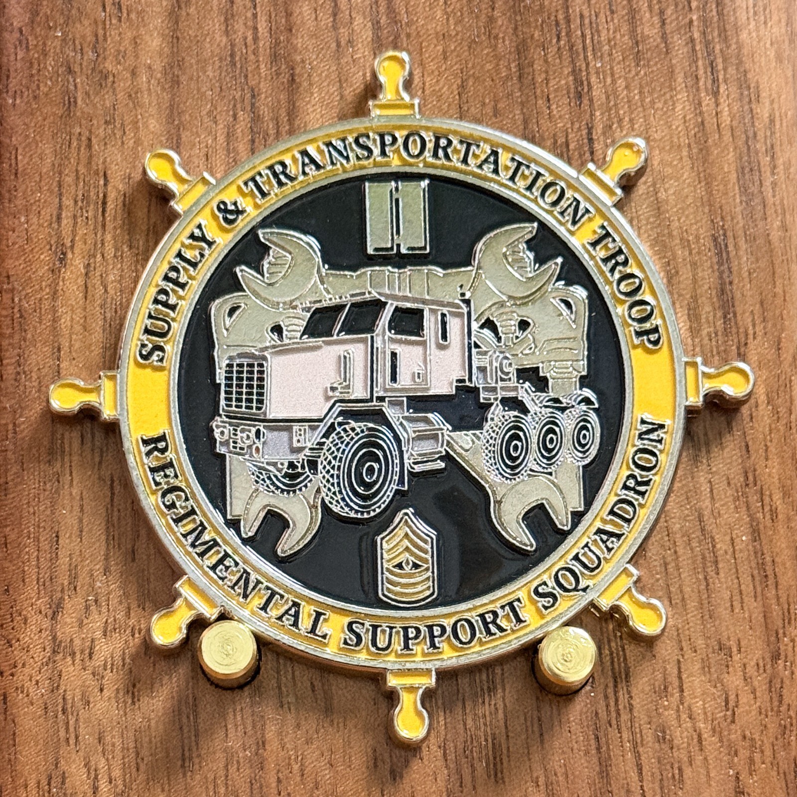11th Armored Cavalry Regimental Support Troop Challenge Coin  W#10
